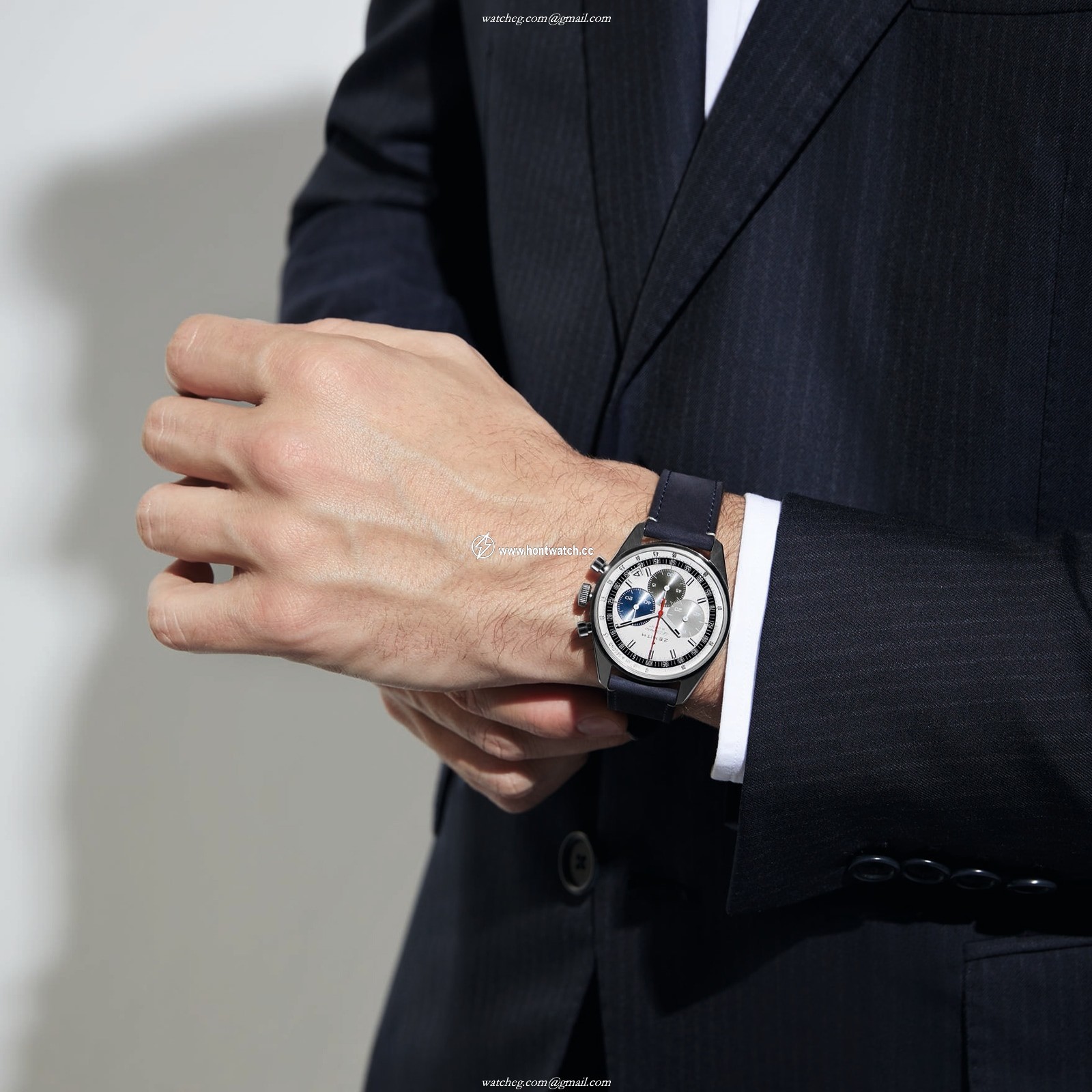 Zenith Chronomaster Original 38mm Automatic Silver Dial - Stainless Steel - Image 2