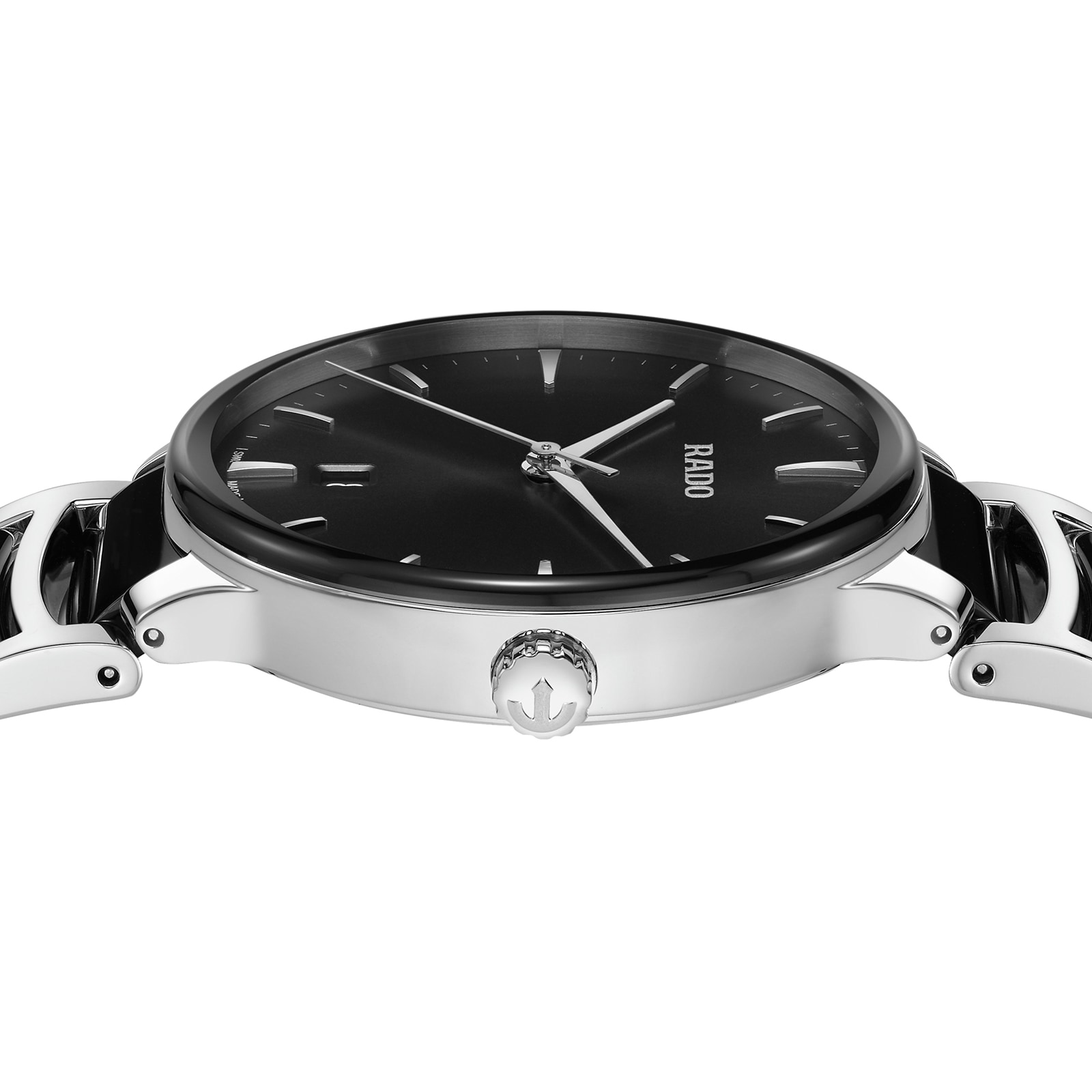 Rado Centrix R30021152 | Black Dial | Quartz | Stainless Steel & Ceramic - Image 3