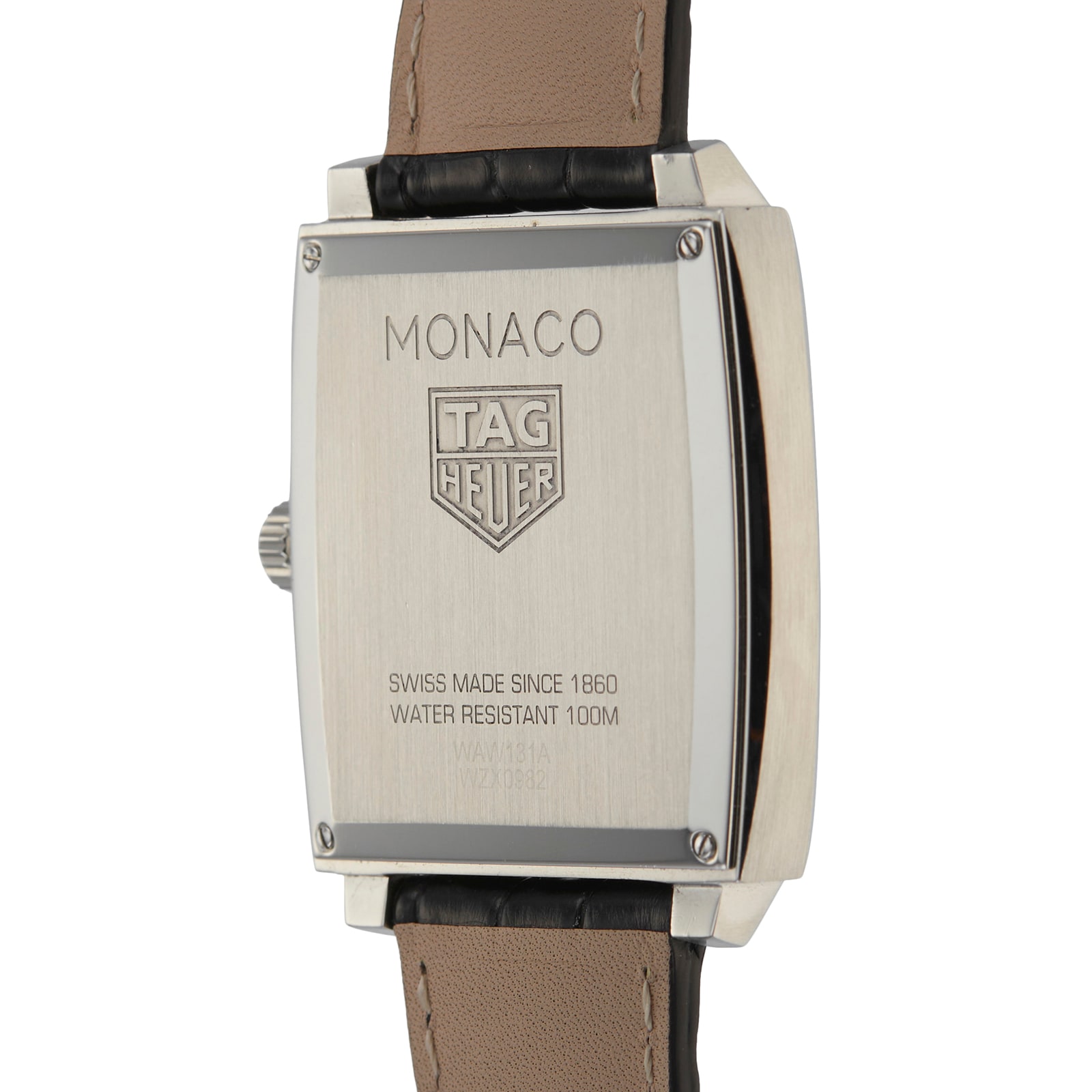 TAG Heuer Monaco WAW131A.FC6177 | 37mm Automatic Black Dial | Stainless Steel - Image 4
