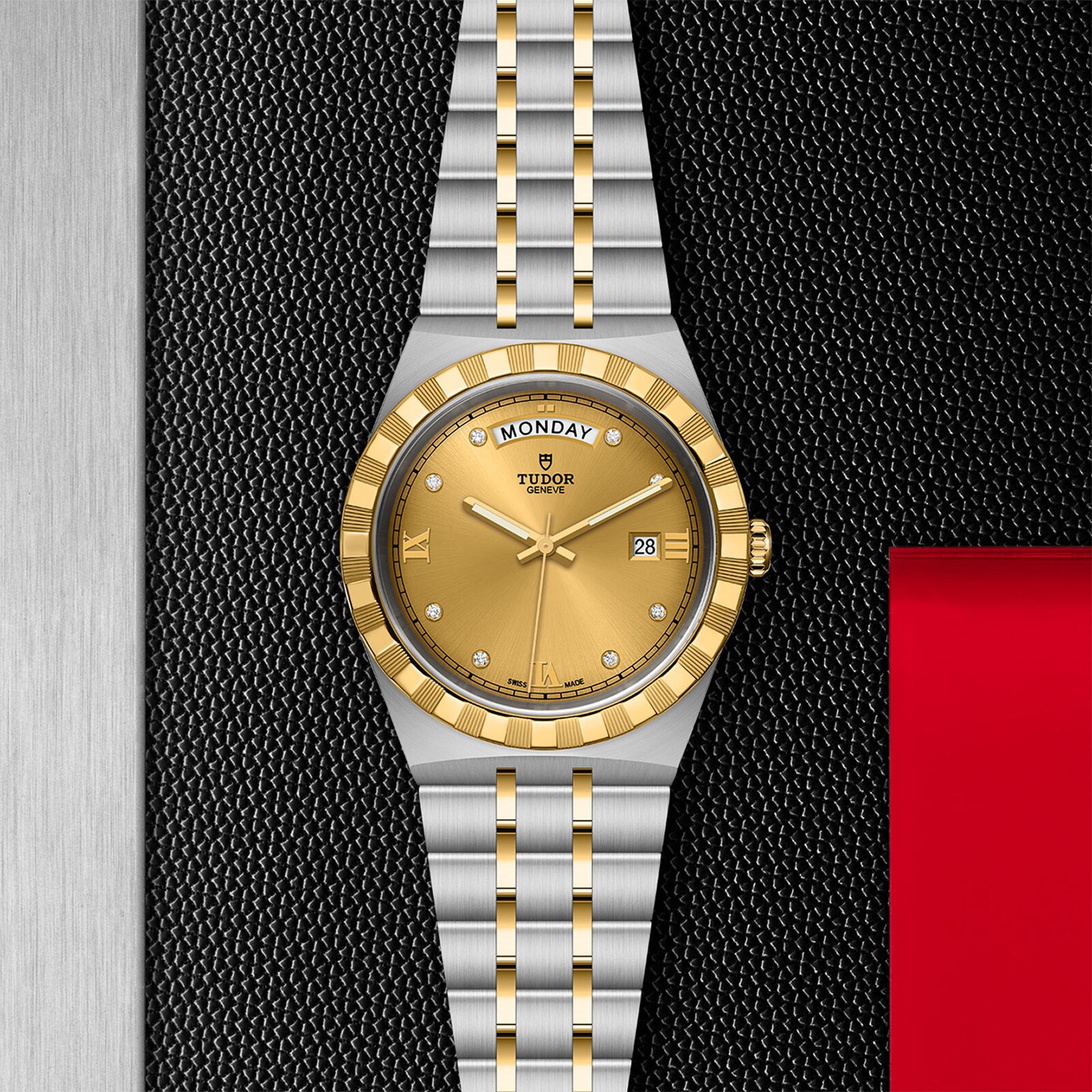 Tudor Royal M28603-0006 Automatic Watch - 41mm Champagne Dial | Steel & Gold - Image 3