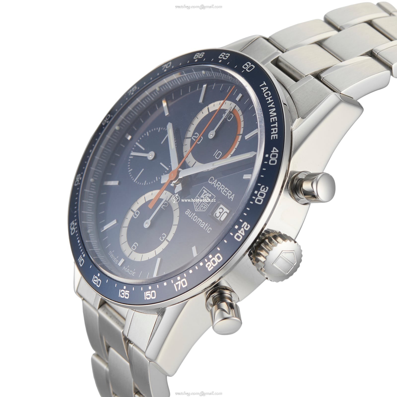 TAG Heuer Carrera CV2015.BA0786 | 41mm Blue Automatic | Stainless Steel - Image 2