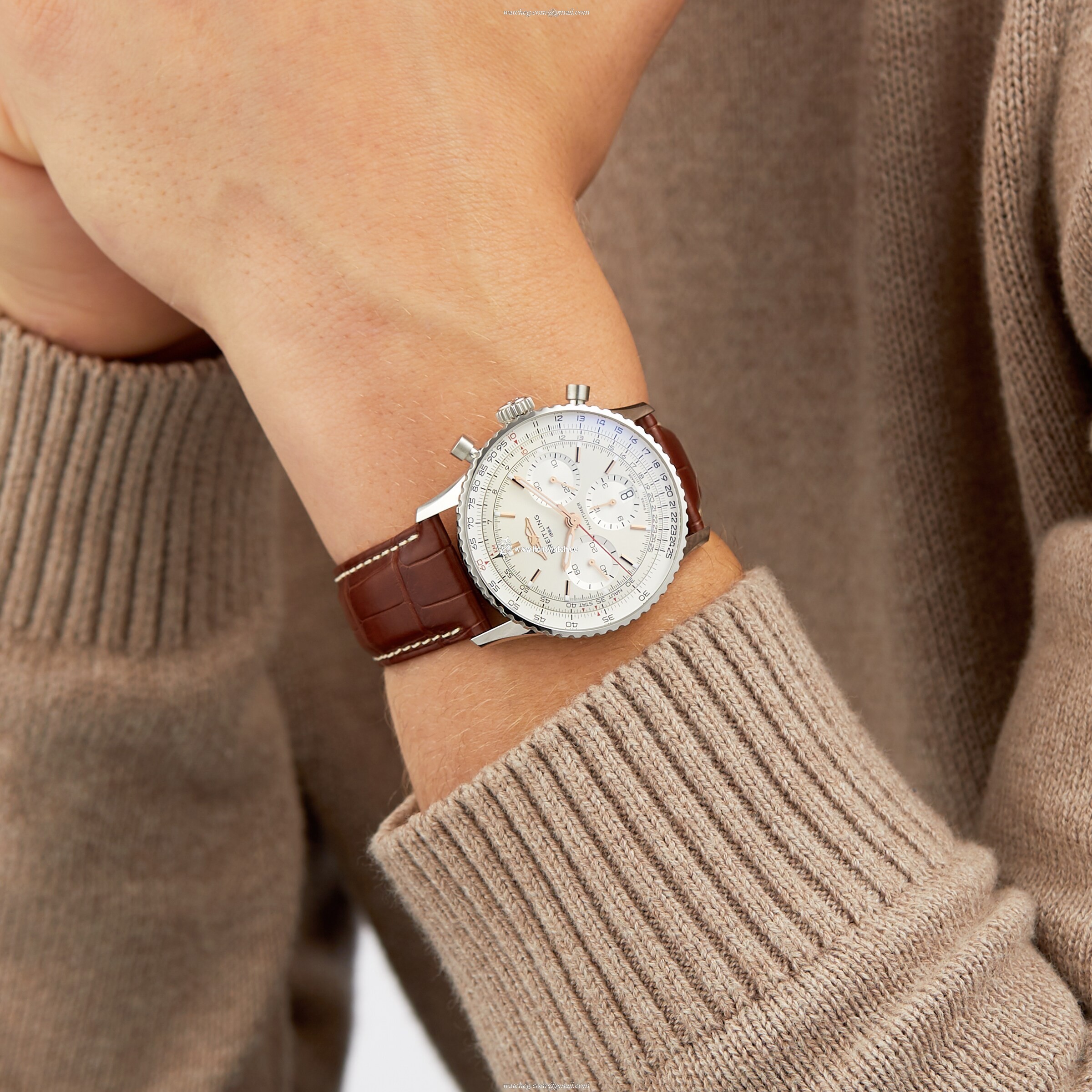 Breitling Navitimer AB0139211G1P1 | 41mm Stainless Steel Automatic Silver Watch - Image 2