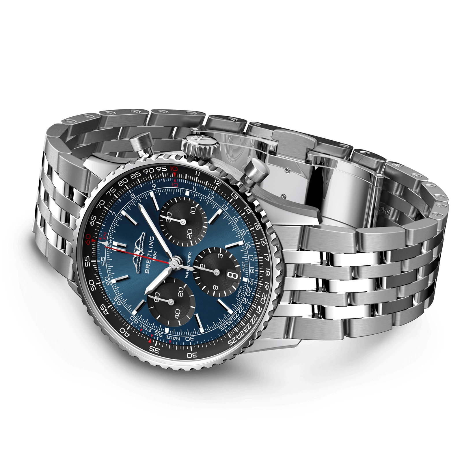 Breitling Navitimer 41mm Automatic Blue Dial Stainless Steel Watch - Image 3