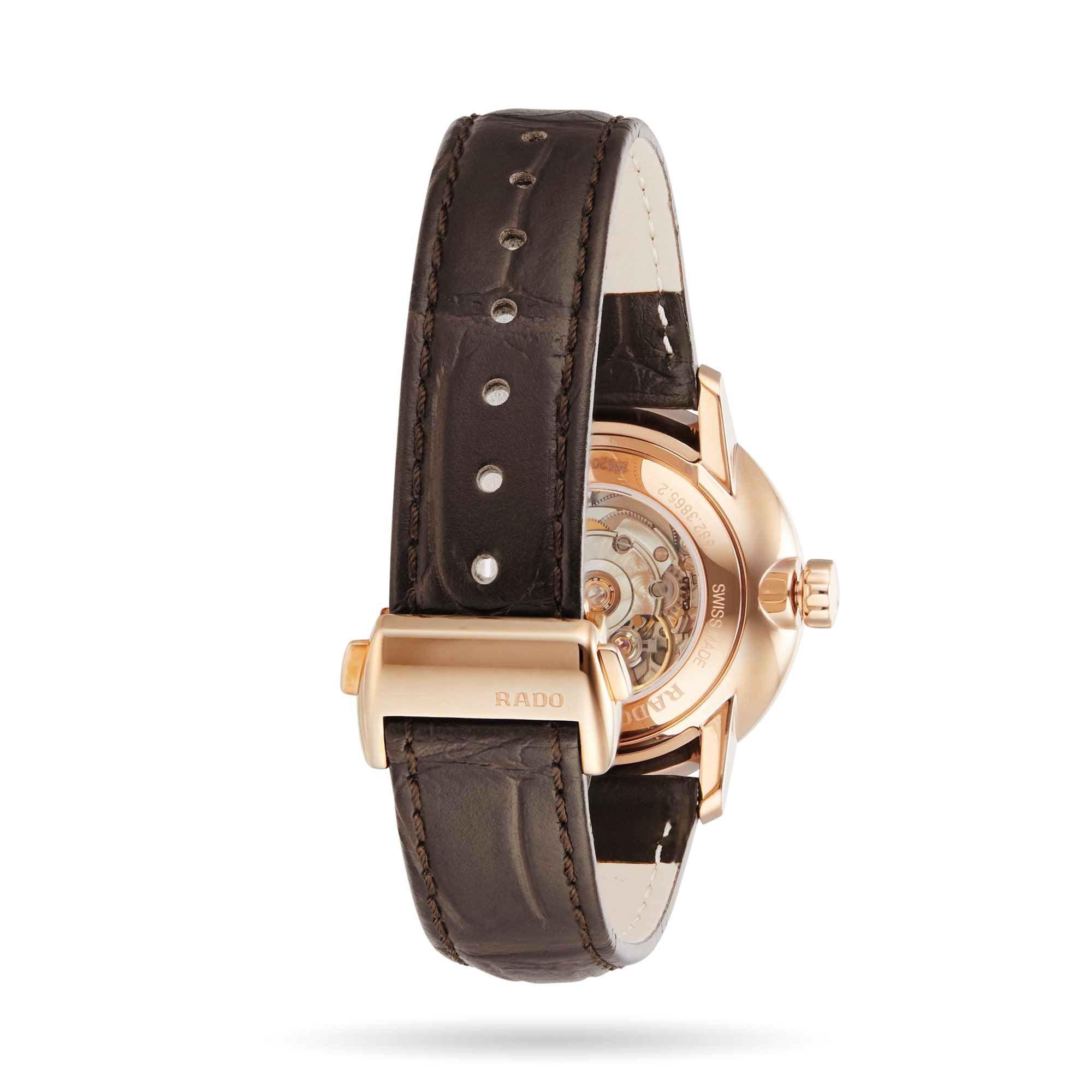 Rado Coupole Classic Automatic Watch - 32mm White Dial | Stainless Steel & Rose Gold - Image 3