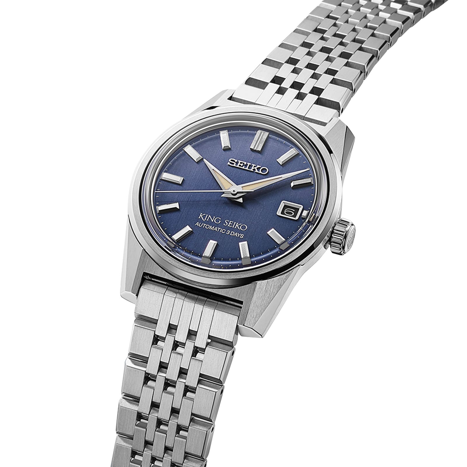 Seiko King Seiko SPB389J1 Automatic Blue Watch - 38.3mm Stainless Steel - Image 3