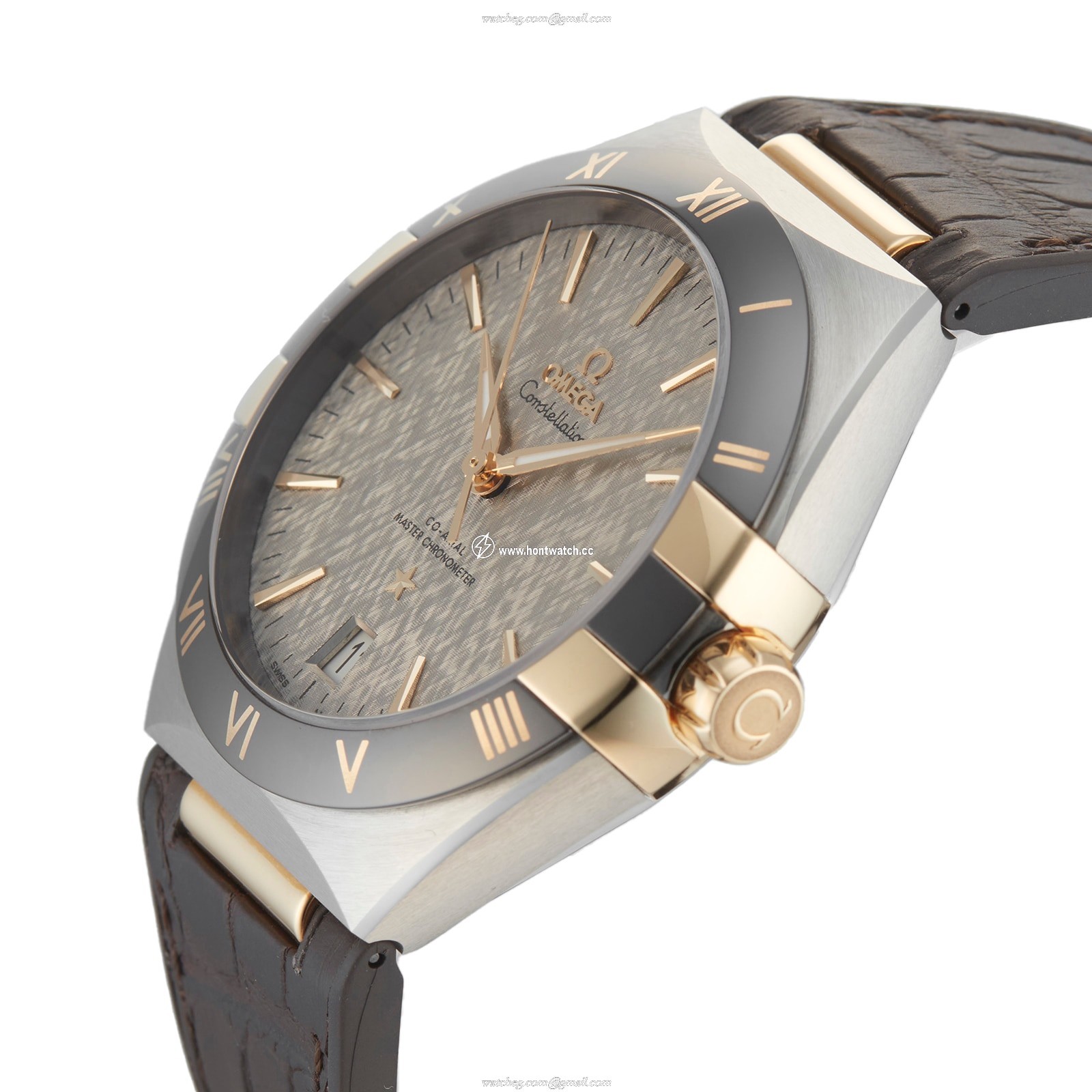 Omega Constellation 41mm Automatic Grey Dial - Stainless Steel & Yellow Gold - Image 2