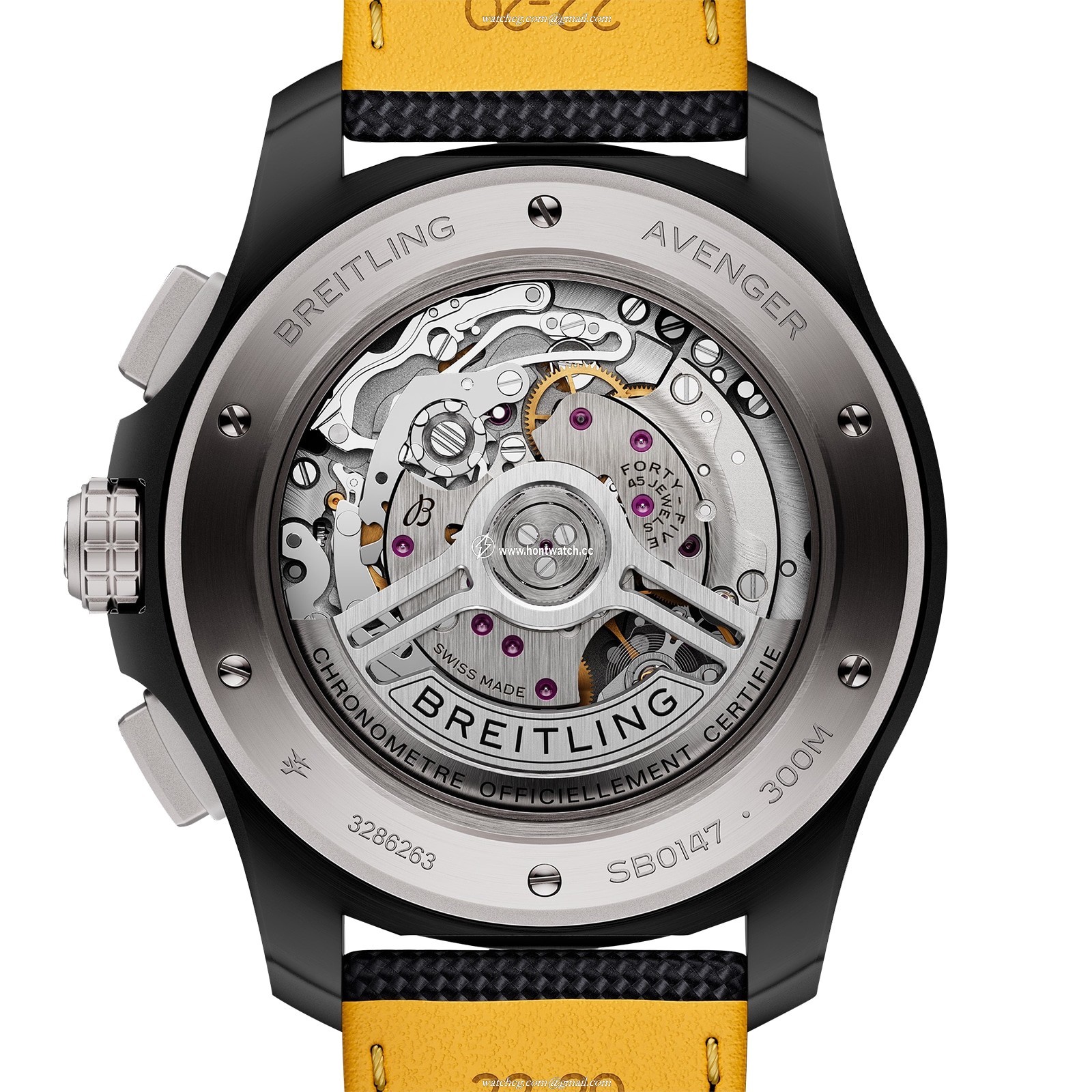 Breitling Avenger SB0147101I1X2 - 44mm Ceramic & Titanium Automatic Watch - Image 2