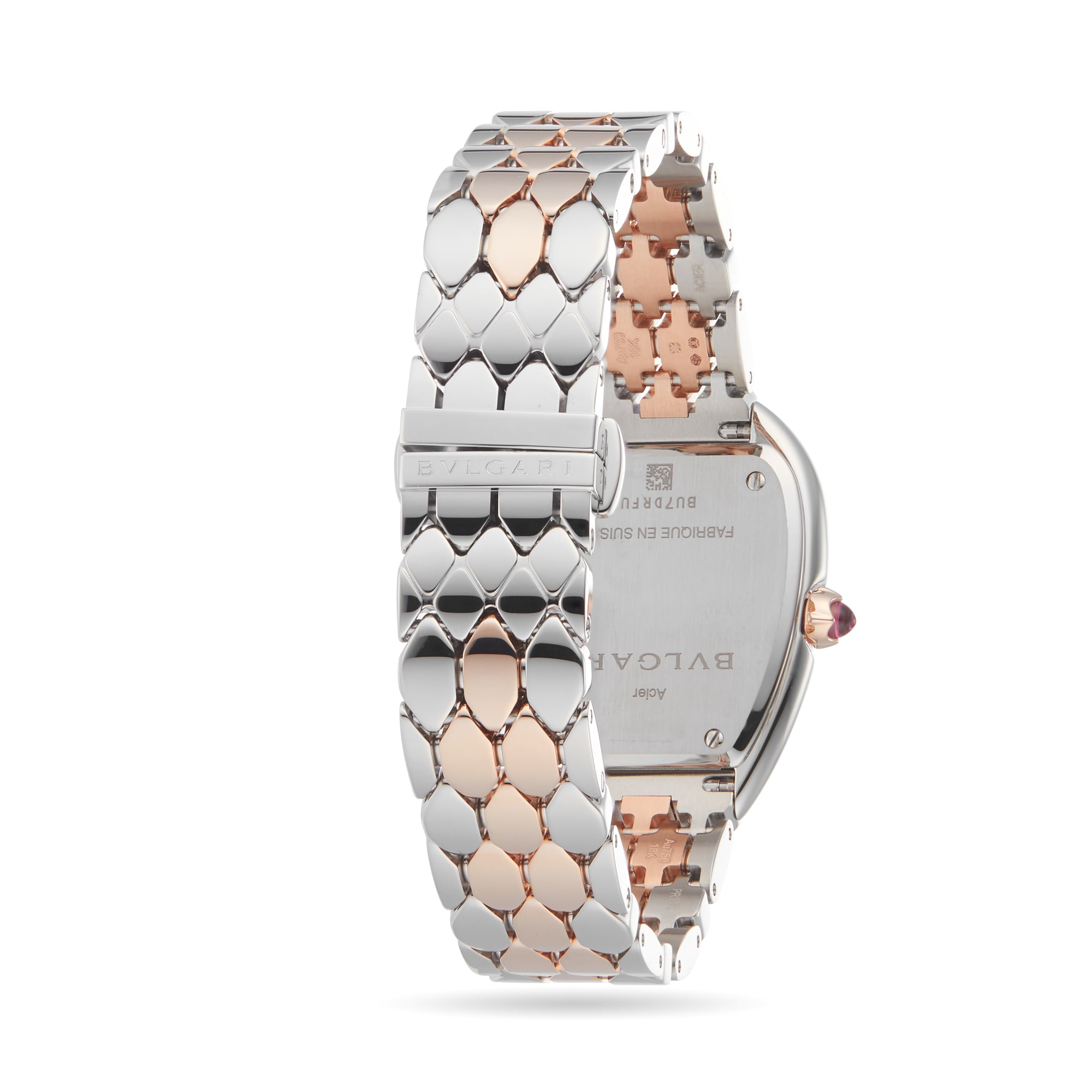 Bvlgari Serpenti Seduttori 103799 Watch | Black Dial | Stainless Steel & Gold - Image 3