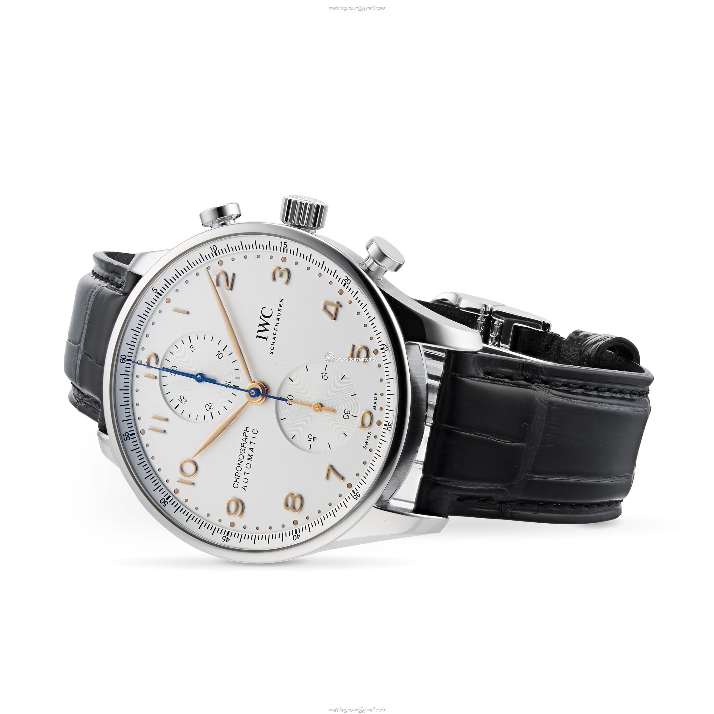 IWC Portugieser IW371604 Automatic Chronograph - 41mm Stainless Steel Silver Dial - Image 2