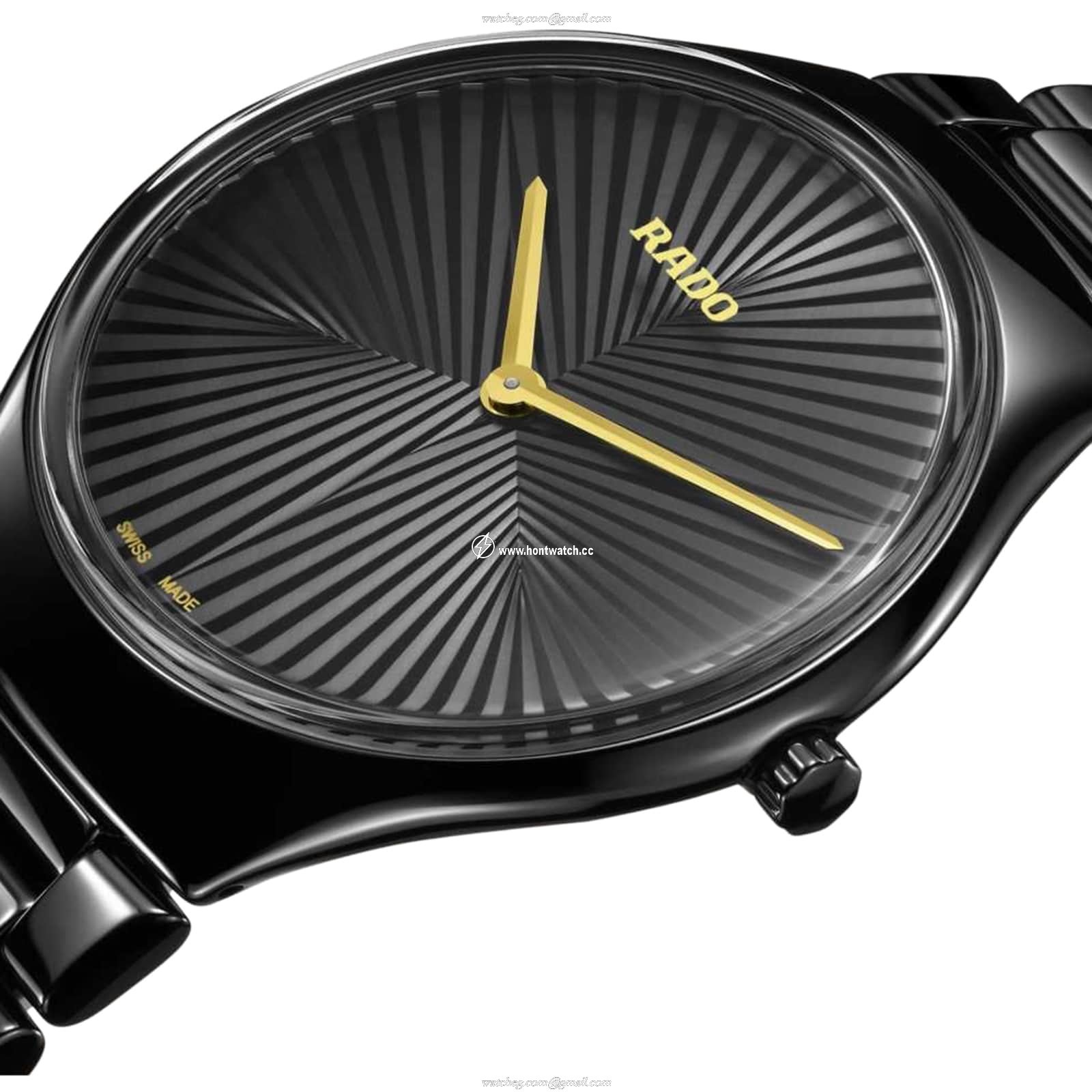 Rado True Thinline R27113152 Automatic - Black Ceramic & Titanium Watch - Image 2