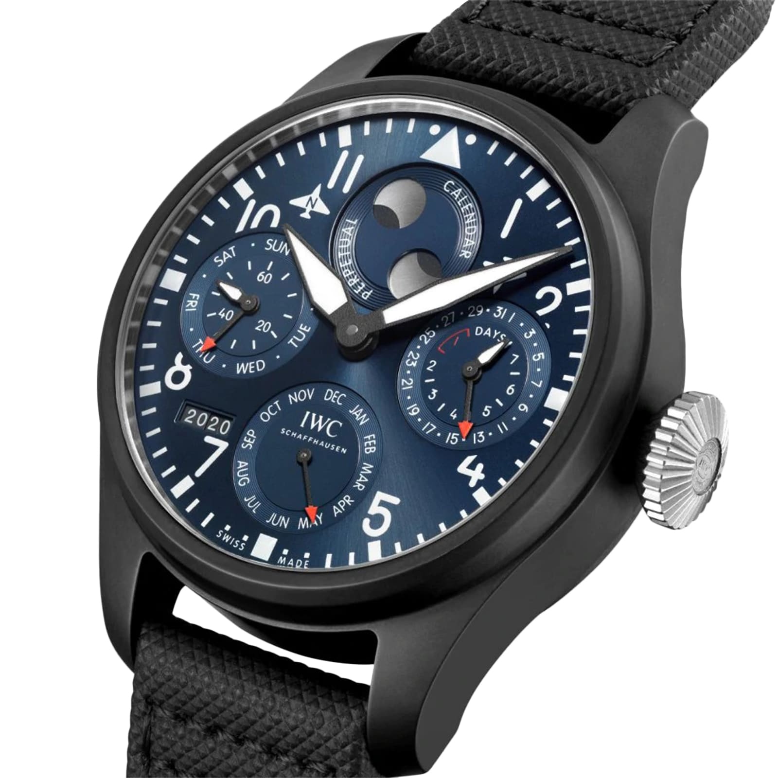IWC Pilot IW503001 Automatic Blue Dial Ceramic Watch | 46.5mm - Image 3