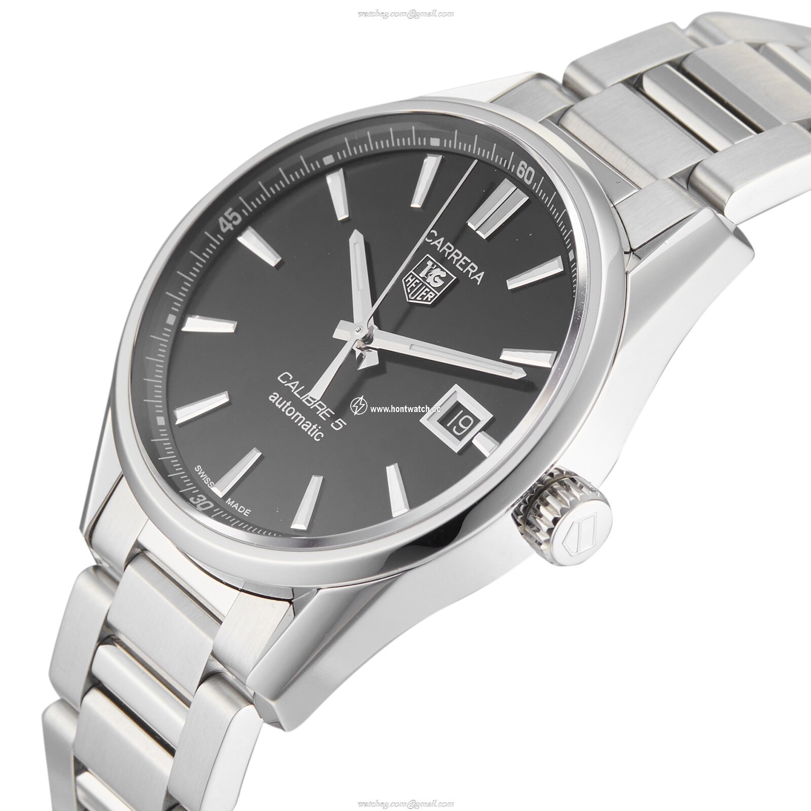 Pre-Owned TAG Heuer Carrera WAR211A.BA0782 | 39mm Automatic Black Dial - Image 2