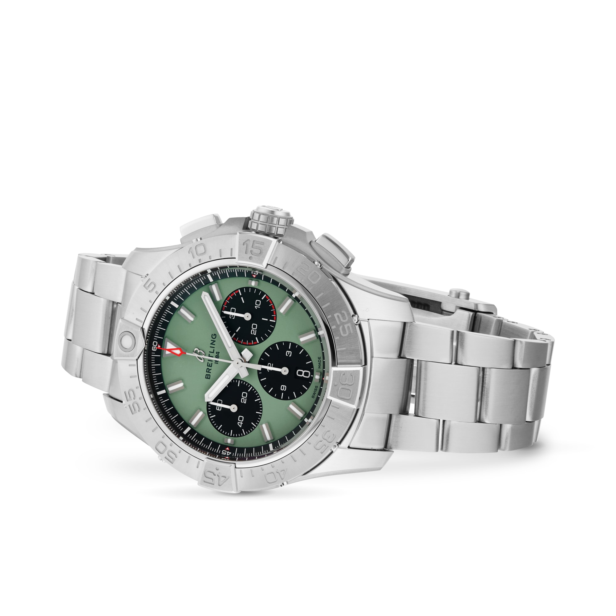 Breitling Avenger Automatic Green Dial 44mm Stainless Steel Watch - Image 3