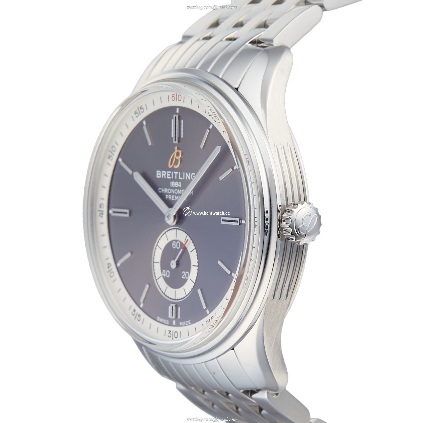 Breitling Premier A37340351B1X1 Automatic Grey Dial - 40mm Stainless Steel - Image 2