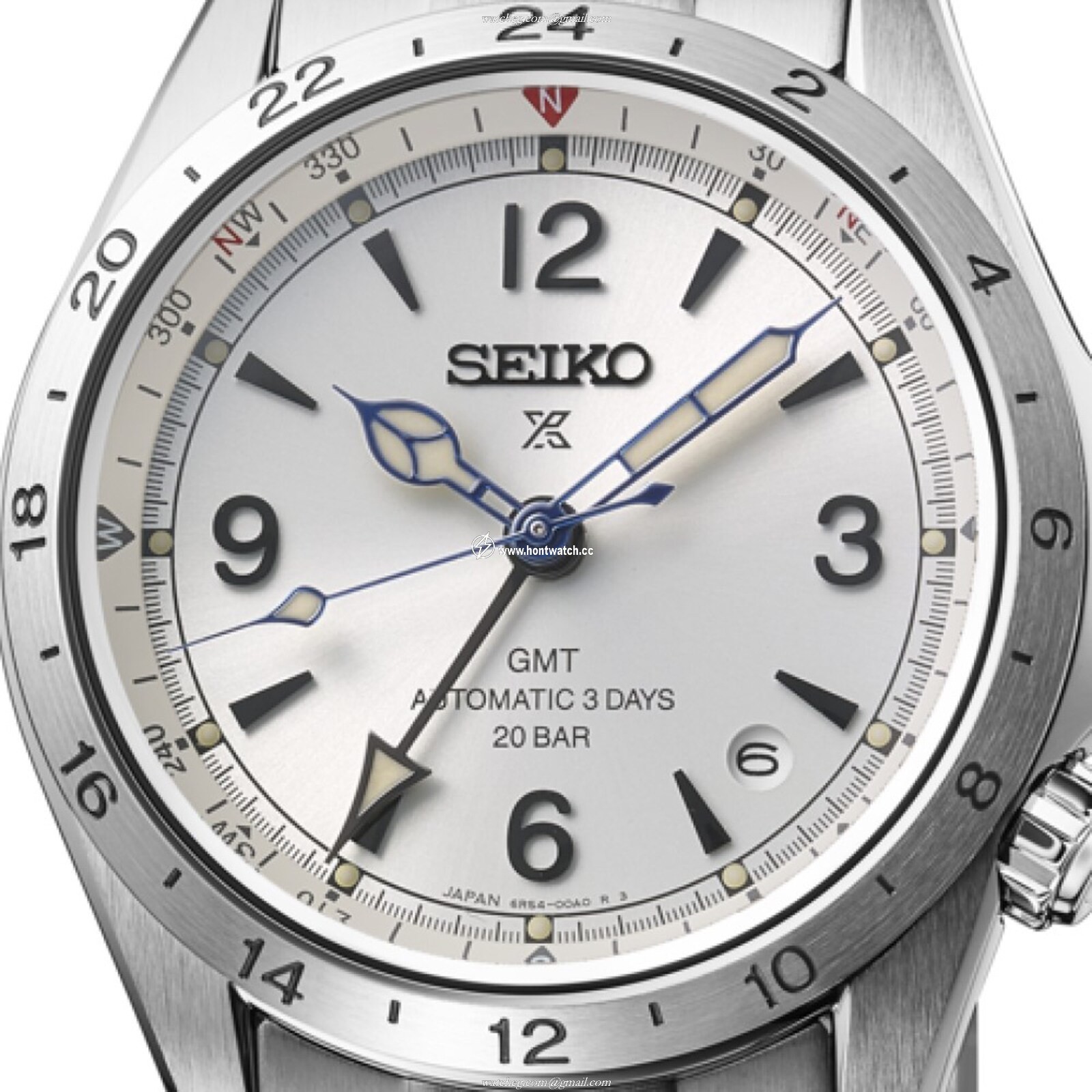 Seiko Alpinist SPB409J1 Automatic Silver Watch | 39.5mm Stainless Steel - Image 2
