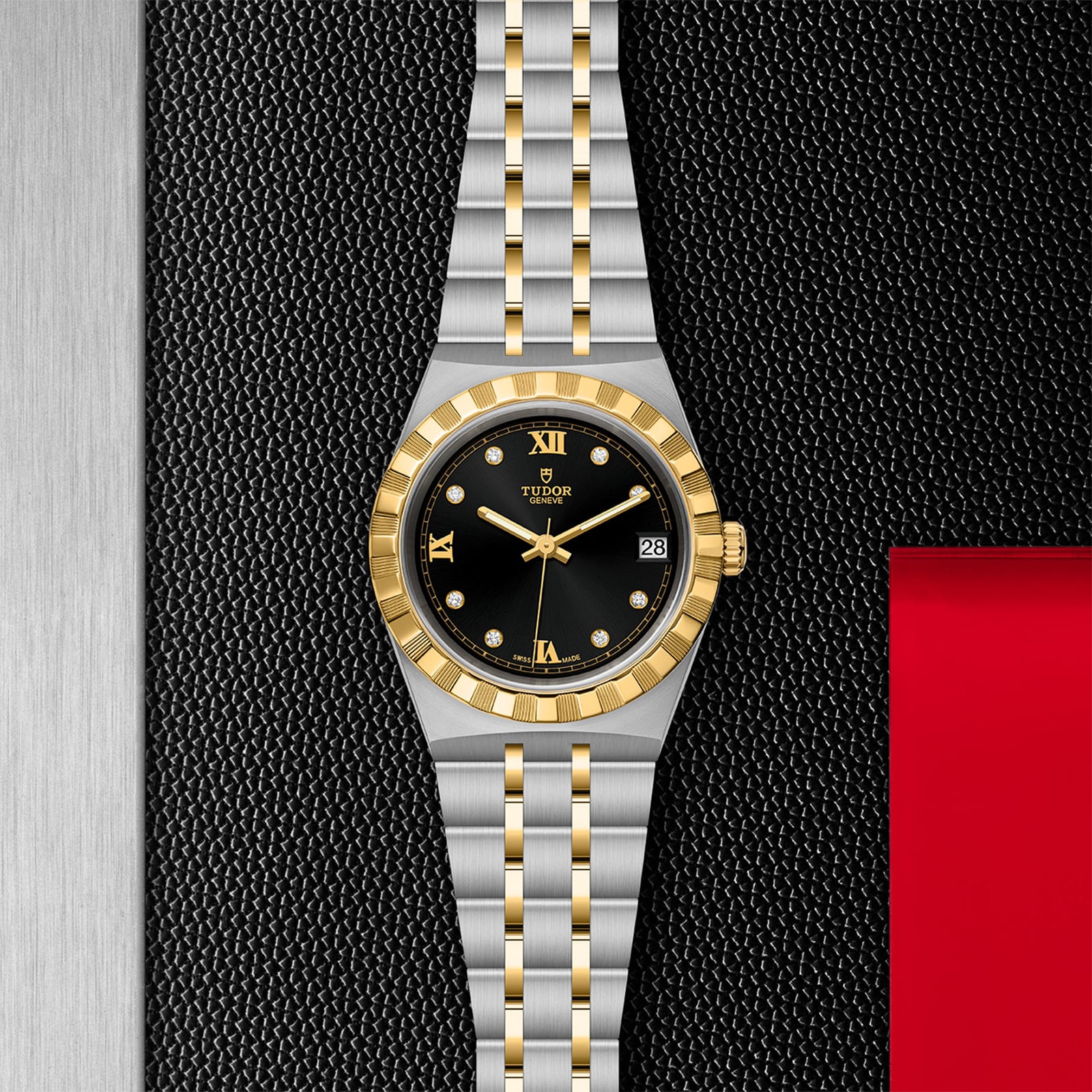 Tudor Royal M28403-0005 Automatic Watch | 34mm Black Dial | Steel & Gold - Image 3