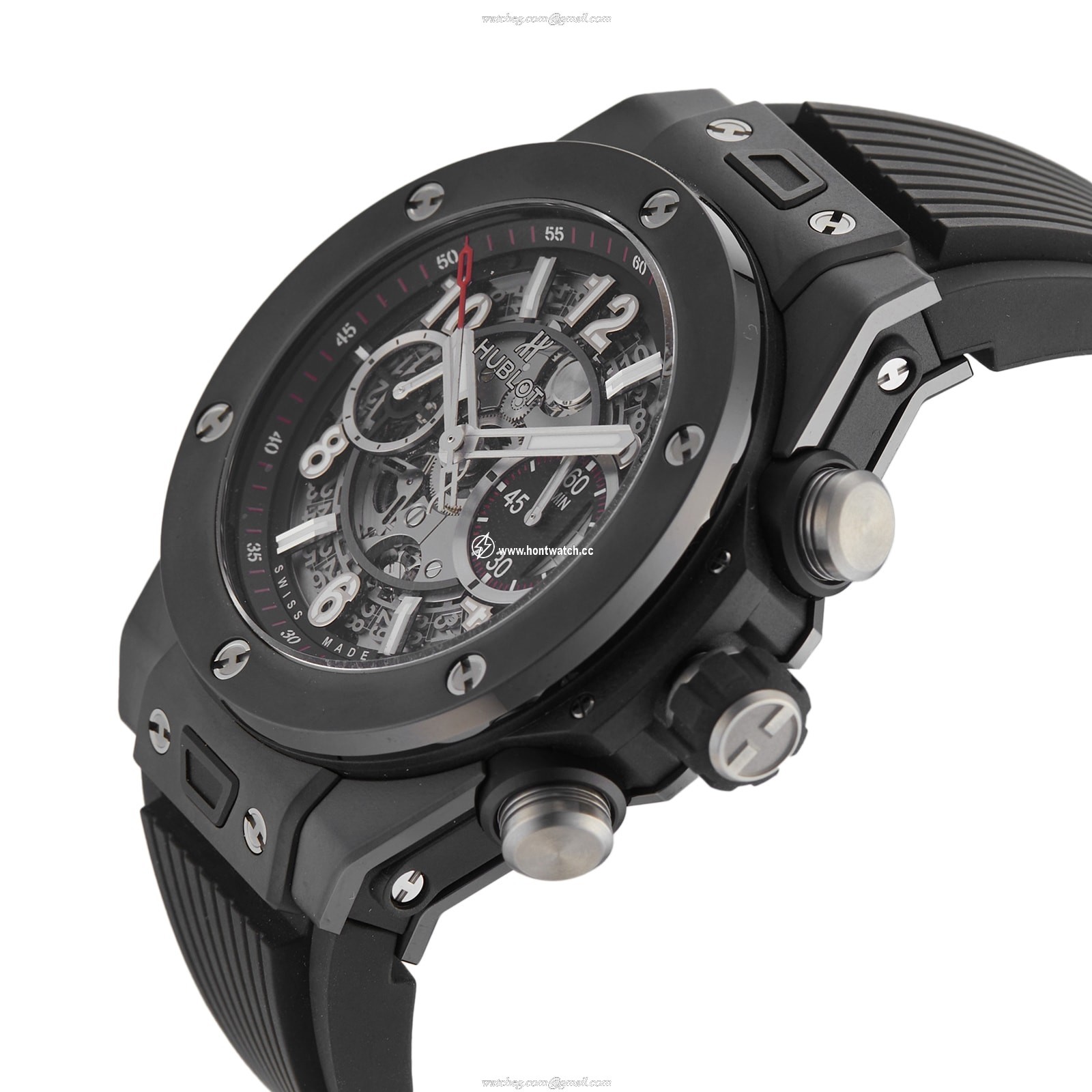 Hublot Big Bang 411.C1.1170.RX - 45mm Ceramic Automatic Black Replica Watch - Image 2