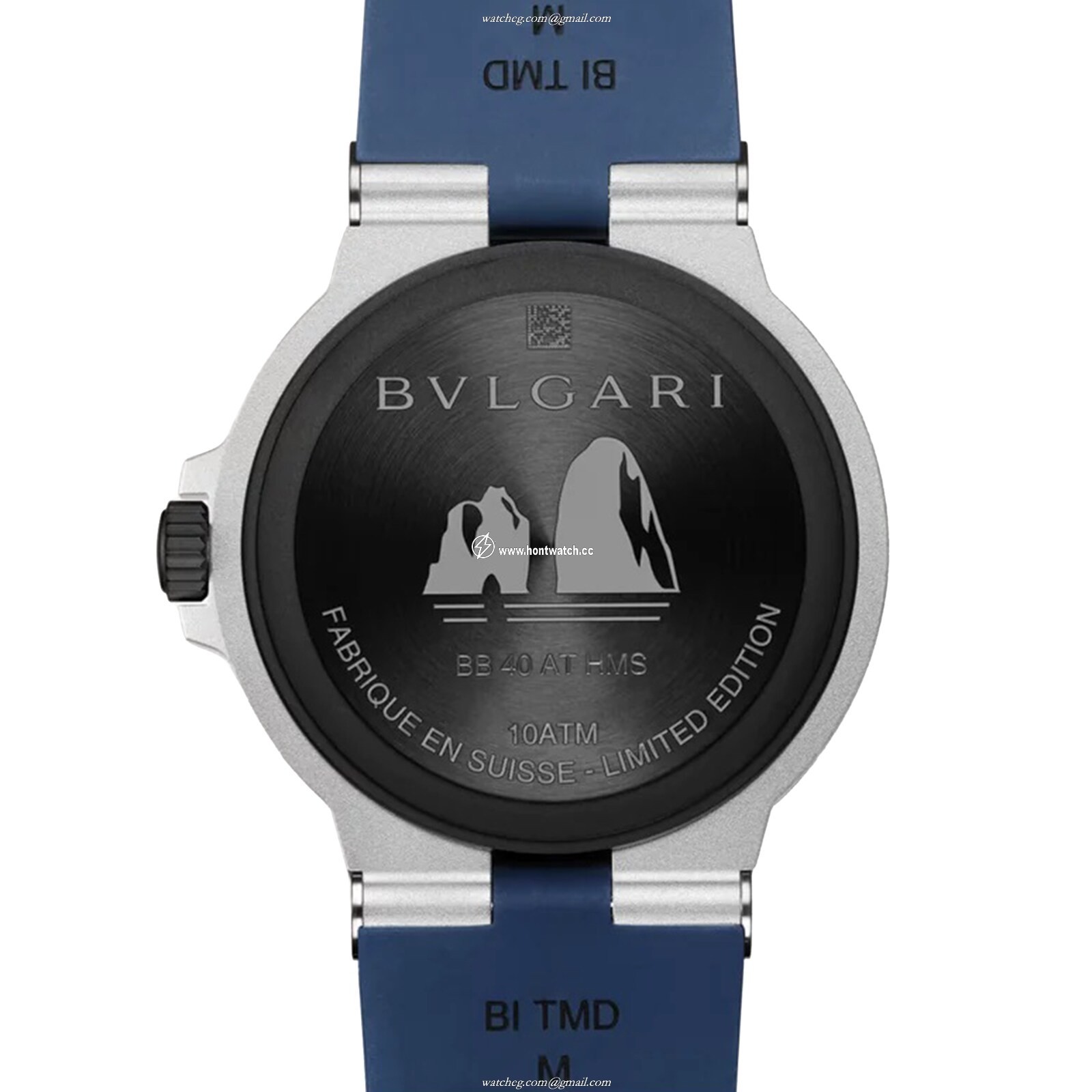 Bvlgari Aluminium Automatic Blue Watch - 40mm - 100m Water Resistant - Image 2