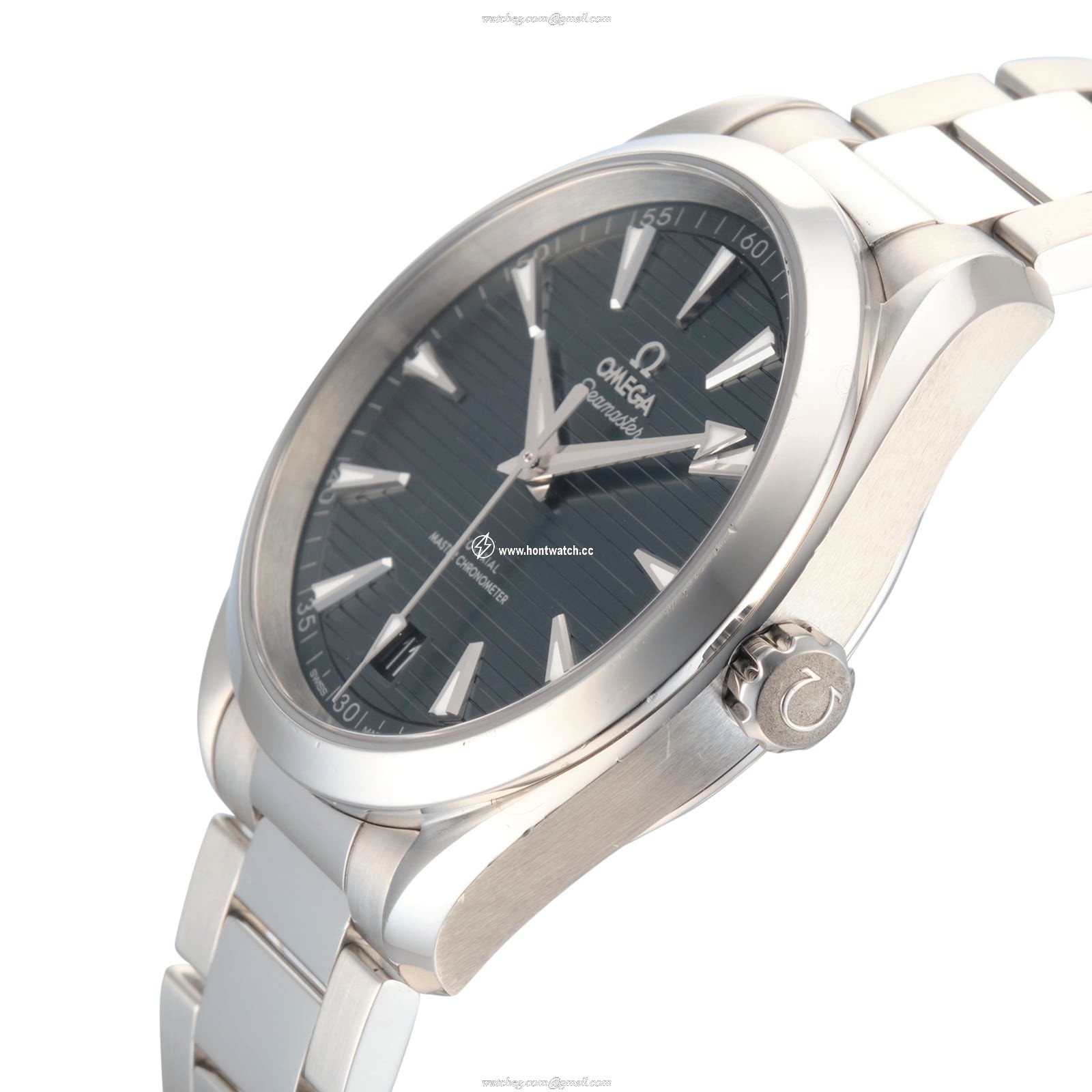 Omega Seamaster Aqua Terra 41mm Automatic Green Dial Stainless Steel Watch - Image 2