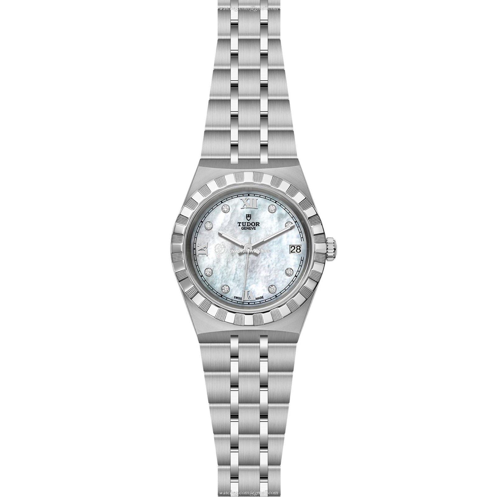 Tudor Royal M28400-0005 Automatic Watch - 34mm Stainless Steel - White Dial - Image 2