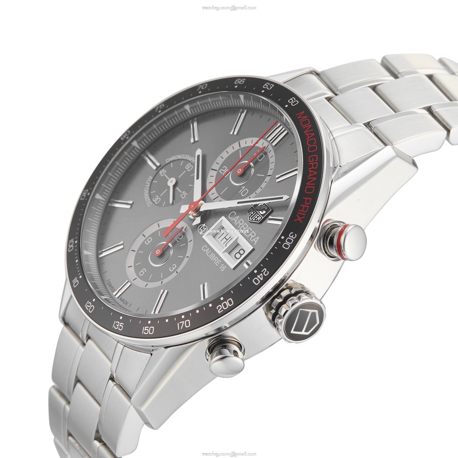 TAG Heuer Carrera CV2A1M.BA0796 | 43mm Automatic Grey Dial | Stainless Steel - Image 2