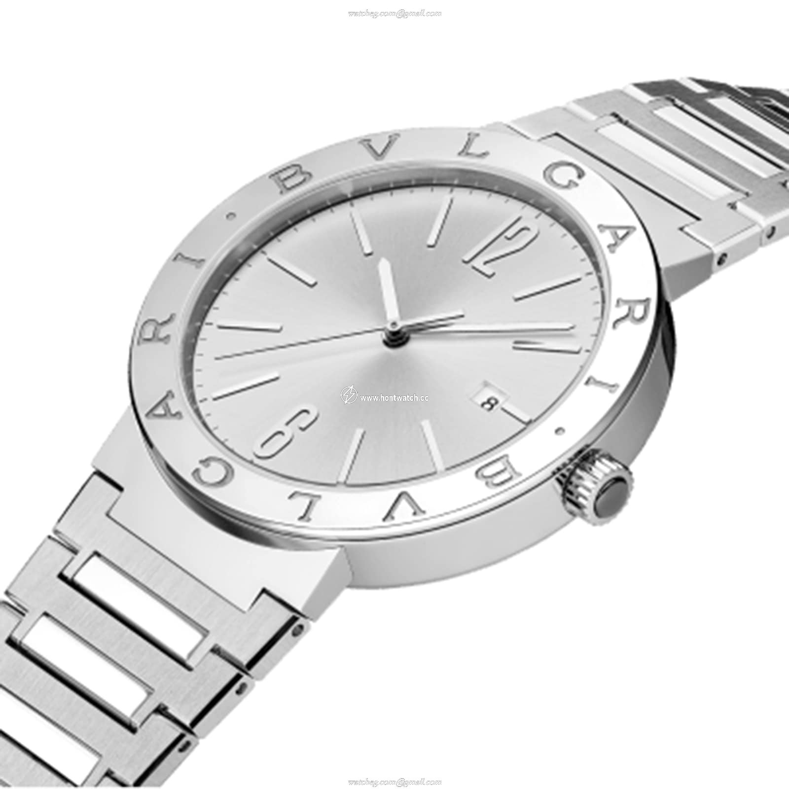 Bvlgari Bvlgari 103652 Automatic Watch - 41mm Stainless Steel Silver Dial - Image 2