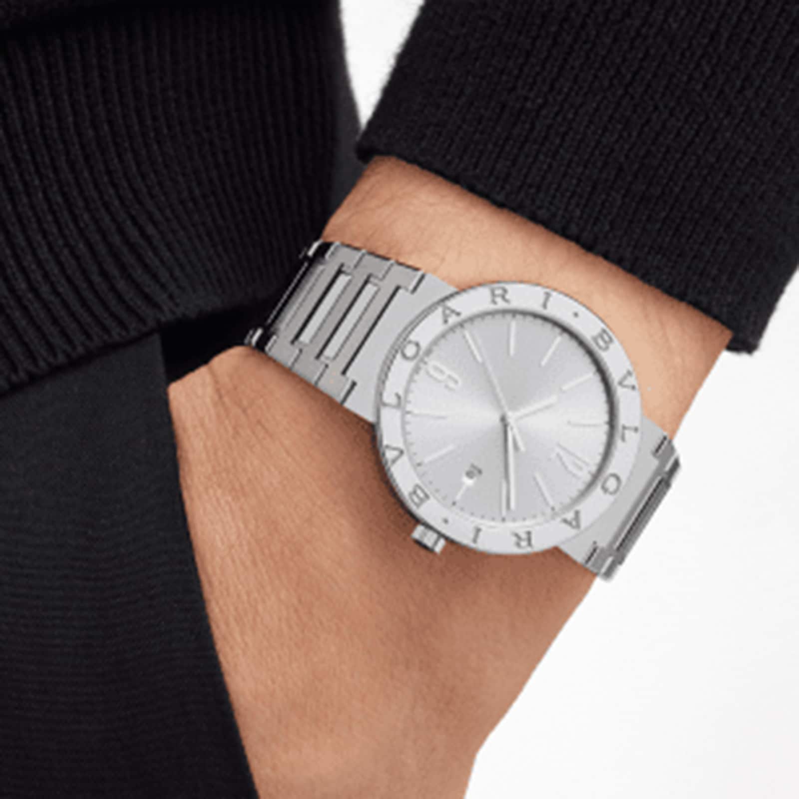 Bvlgari Bvlgari 103652 Automatic Watch - 41mm Stainless Steel Silver Dial - Image 3
