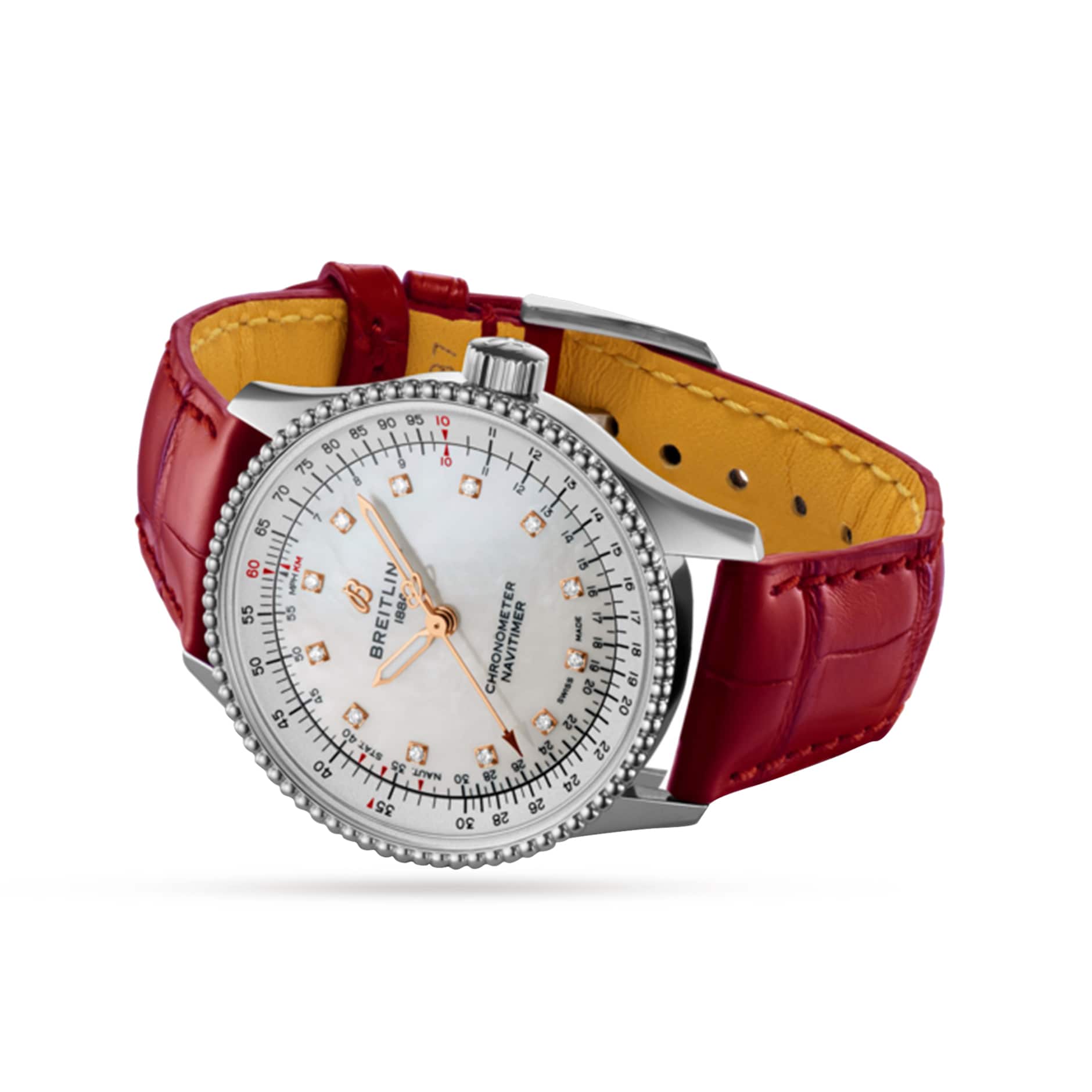 Breitling Navitimer 35mm Automatic - Mother of Pearl Dial | Stainless Steel - Image 3