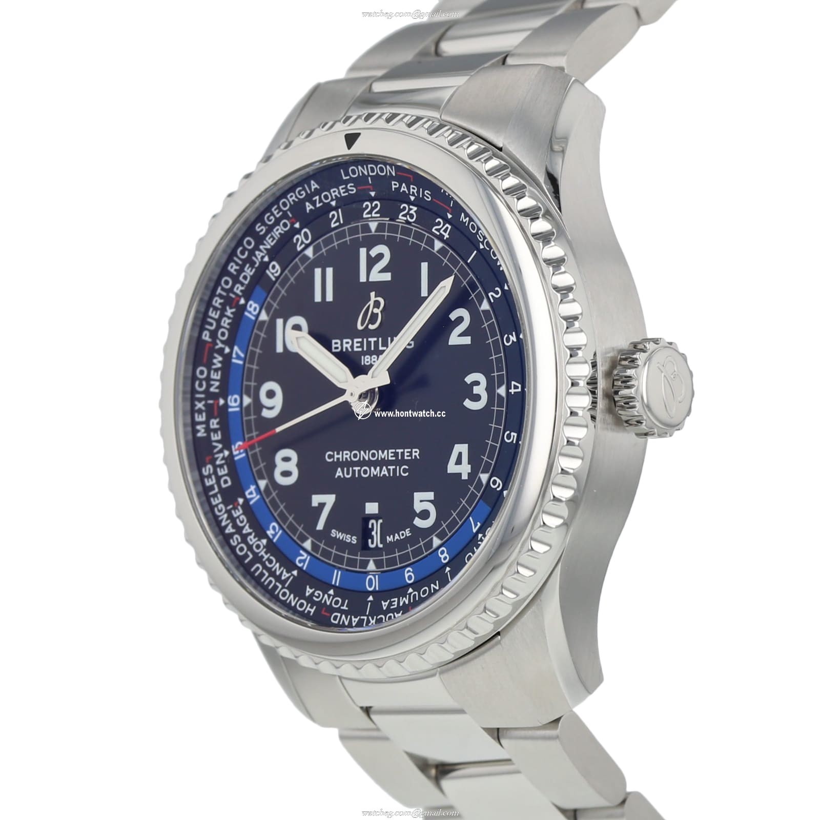 Breitling Aviator 8 AB3521U41B1A1 | 43mm Automatic Black Dial | Stainless Steel - Image 2