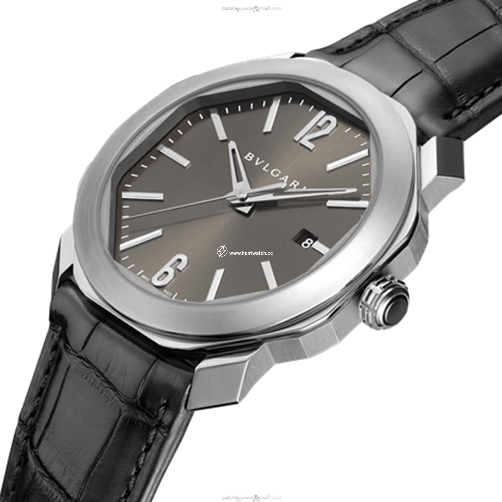 Bvlgari Octo 102855 Automatic Grey Watch - 41mm Stainless Steel - Image 2