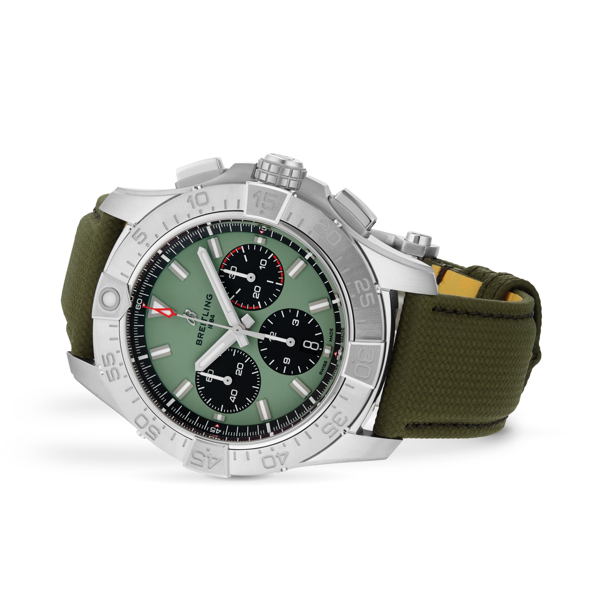 Breitling Avenger Automatic Green Dial 44mm Stainless Steel Watch - Image 3