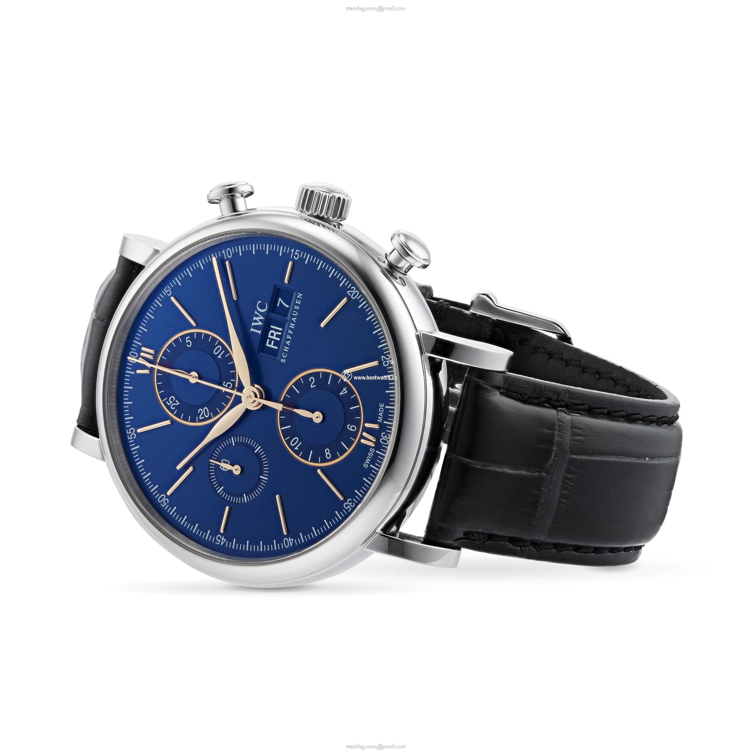 IWC Portofino IW391036 Automatic Chronograph - 42mm Stainless Steel Blue Dial - Image 2