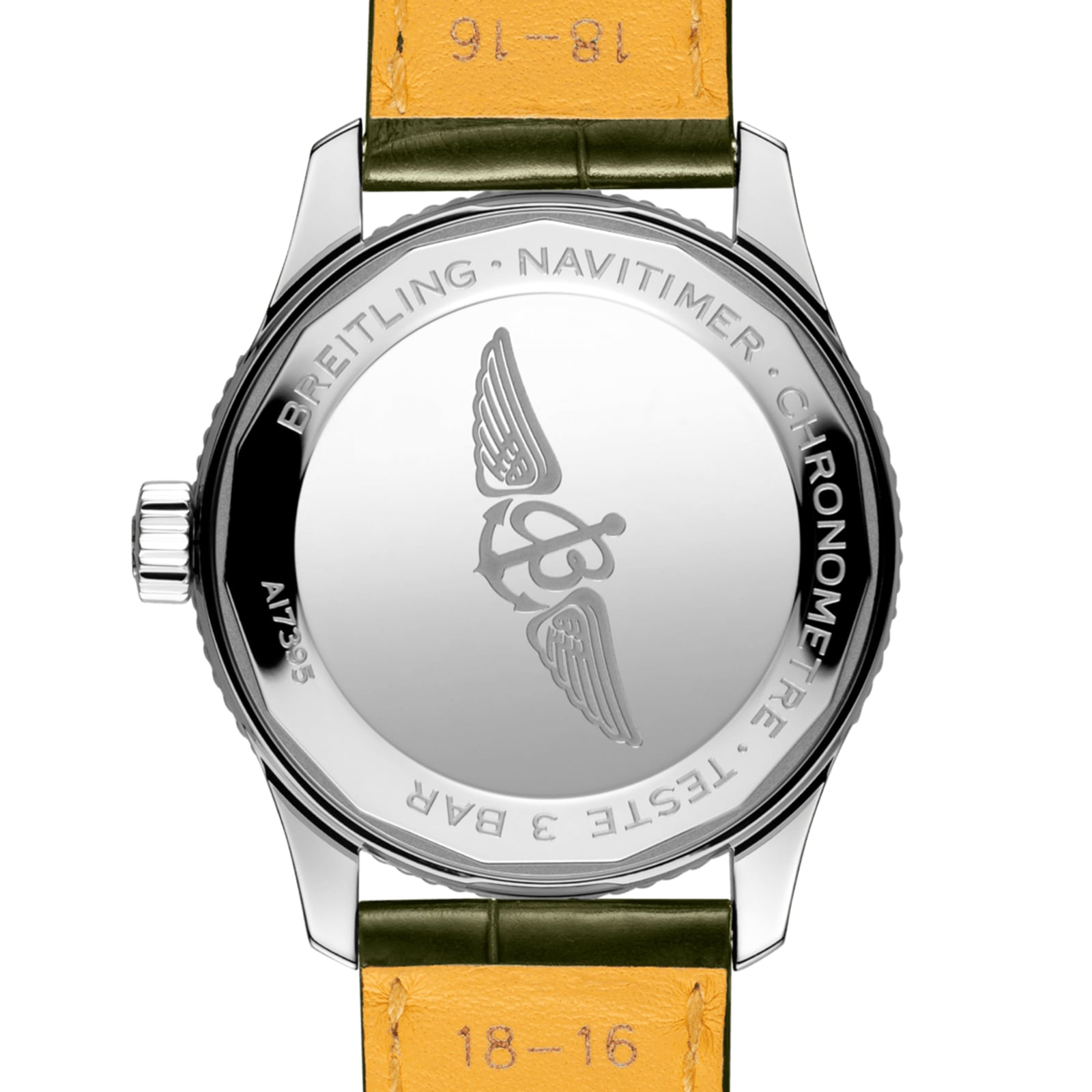 Breitling Navitimer 35mm Automatic Green Dial - Stainless Steel Watch - Image 4