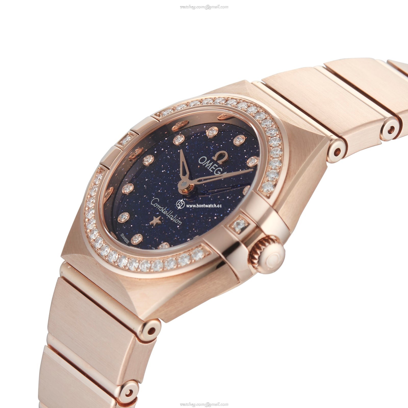 Omega Constellation 25mm Rose Gold Quartz Ladies Watch | Mother of Pearl Dial - Image 2