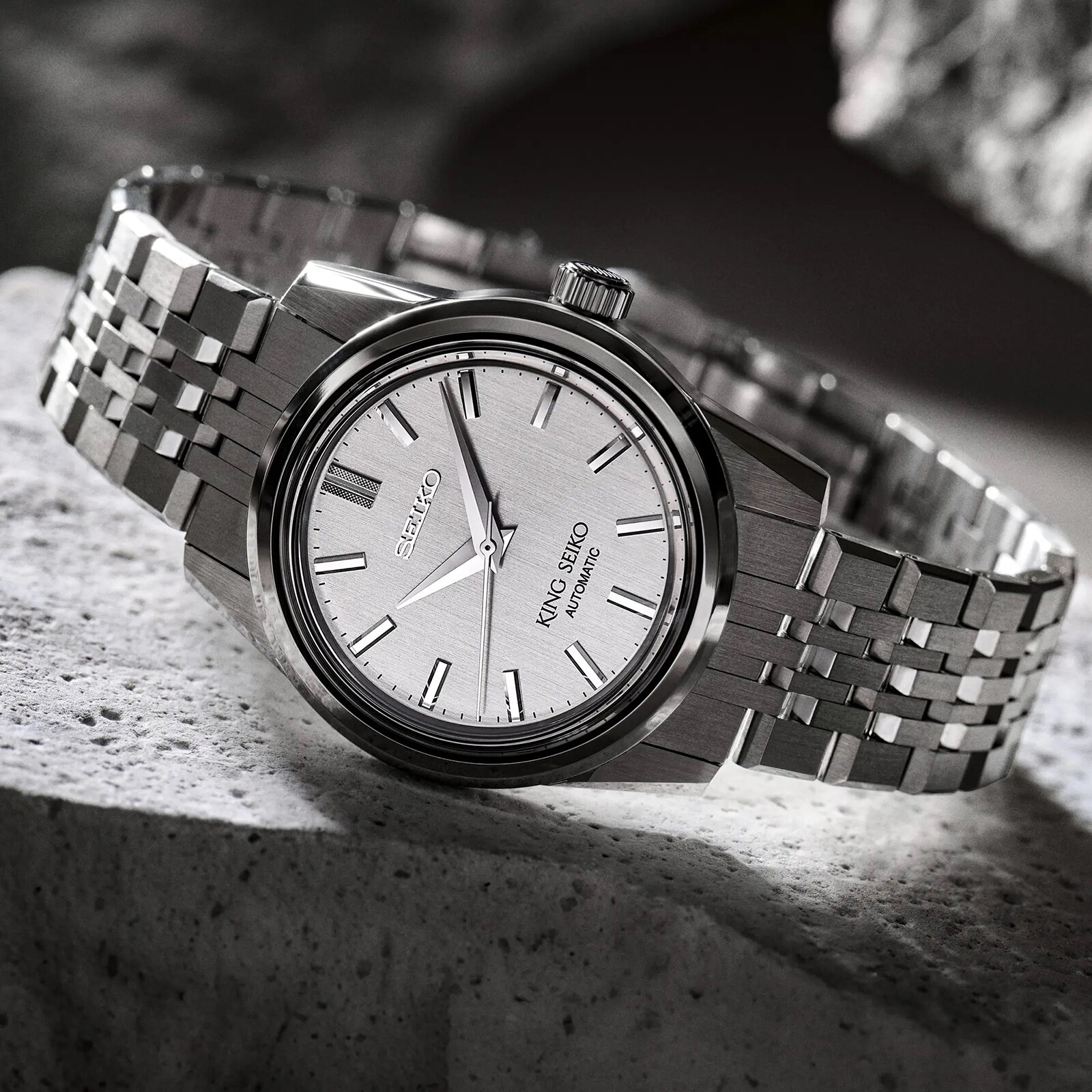 Seiko King Seiko SPB281J1 Automatic Silver Watch - 37mm Stainless Steel - Image 4