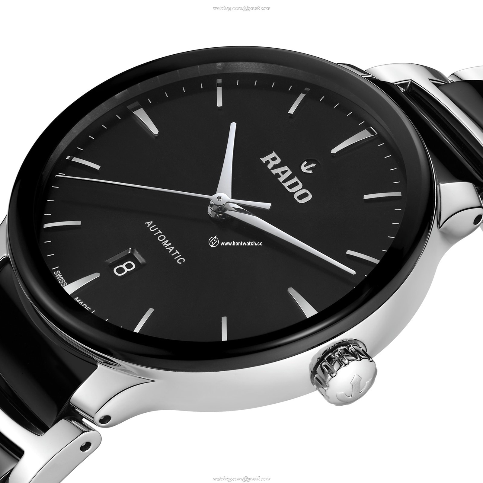 Rado Centrix R30018152 | Automatic Watch | Black Dial | 39.5mm Stainless Steel - Image 2