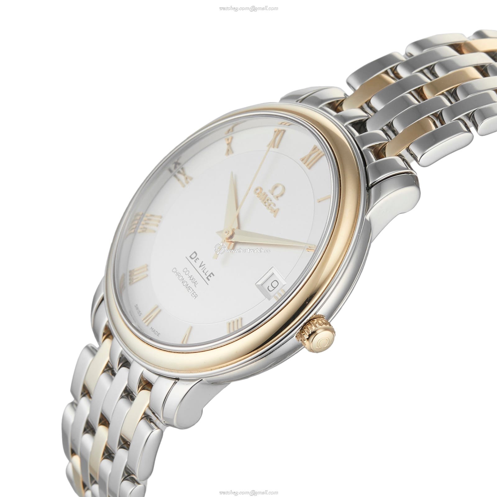 Omega De Ville 4374.31.00 Automatic Watch - Silver Dial - 36.5mm Stainless Steel & Gold - Image 2