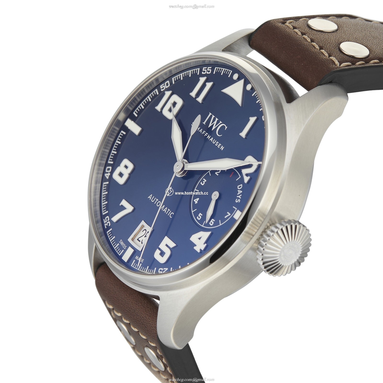 IWC Big Pilots IW500908 | 46mm Stainless Steel | Manual Winding Blue Dial - Image 2