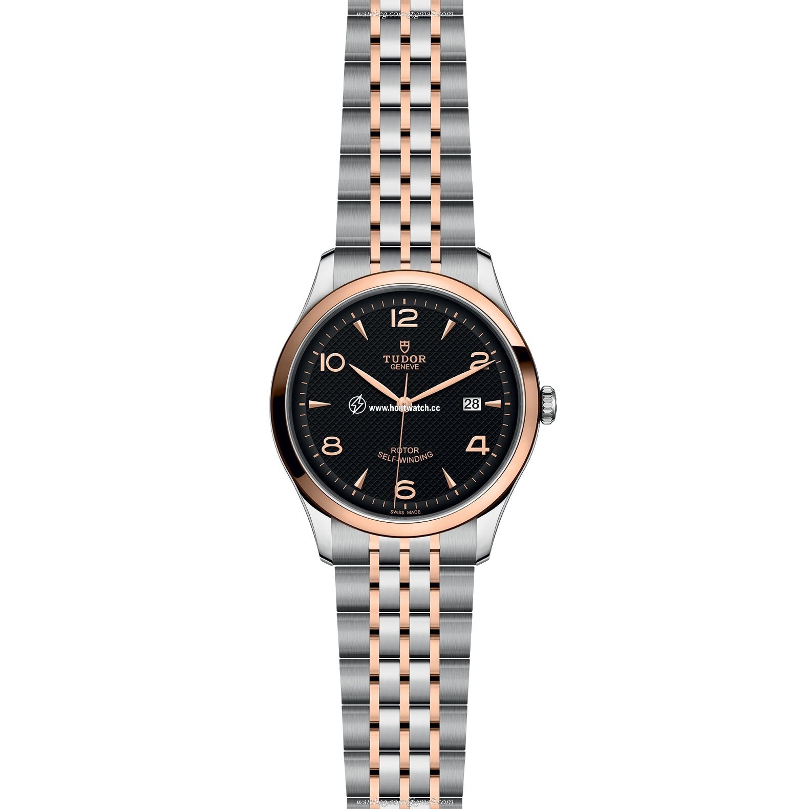 Tudor 1926 Automatic Watch - 41mm Black Dial | Stainless Steel & Gold - Image 2