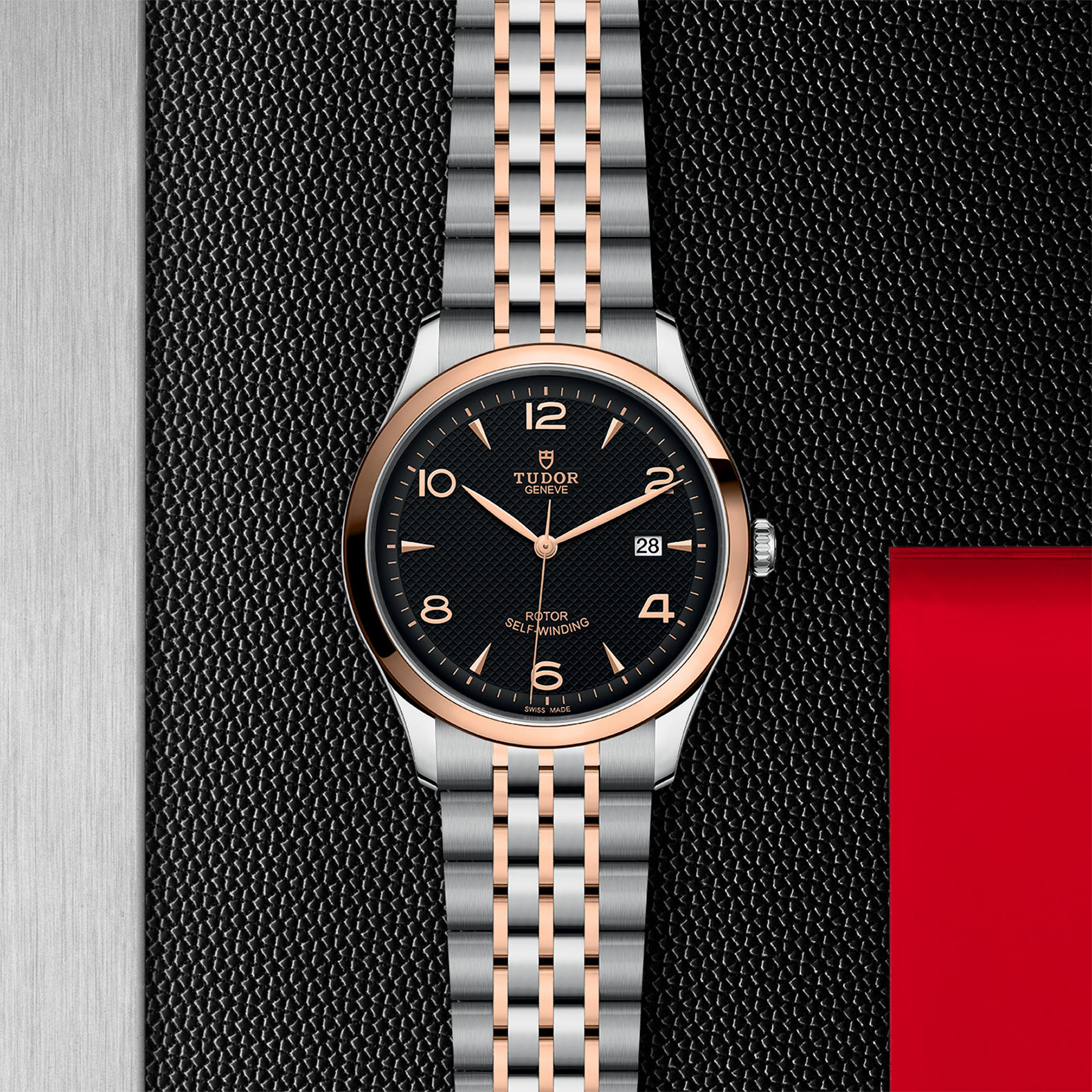 Tudor 1926 Automatic Watch - 41mm Black Dial | Stainless Steel & Gold - Image 4