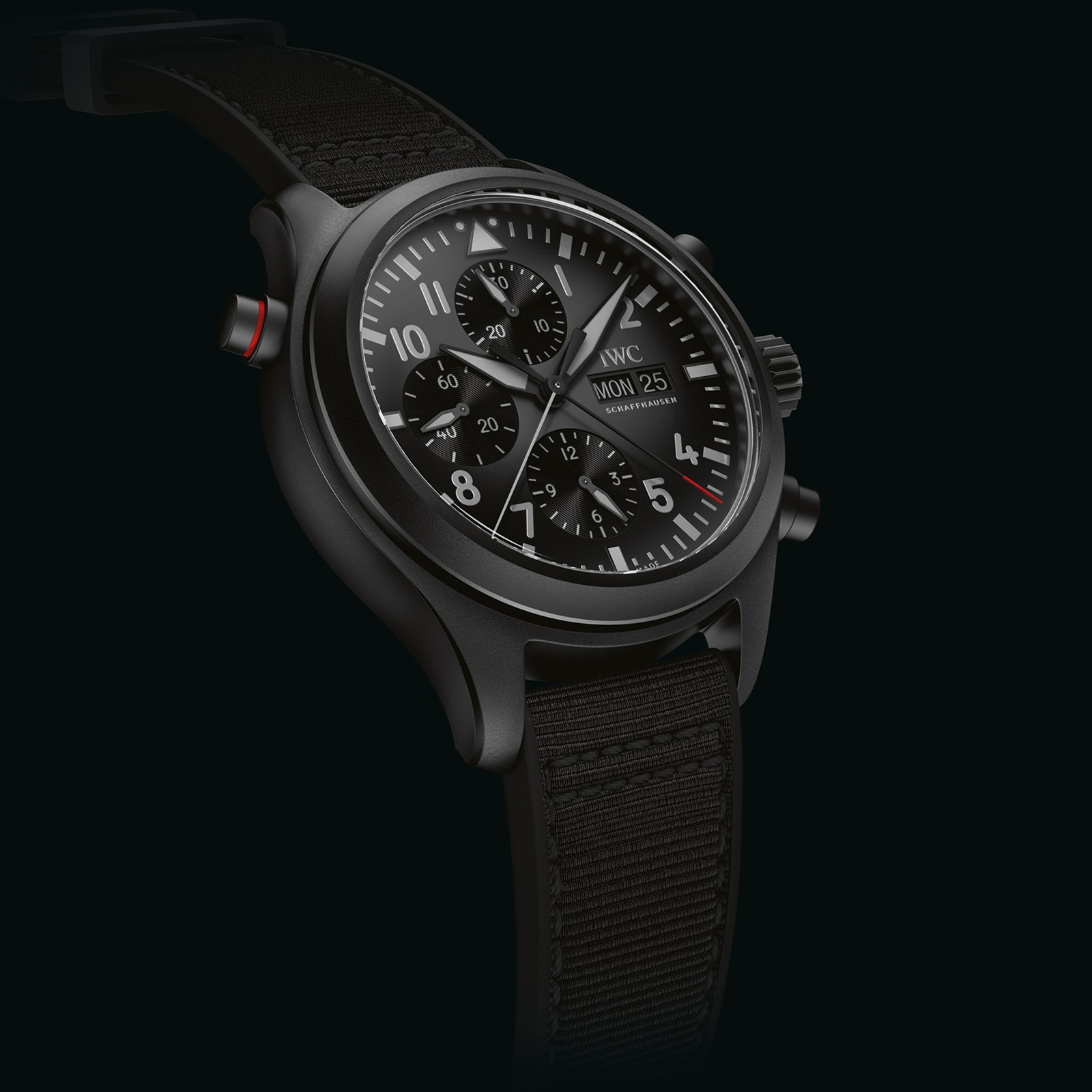 IWC Pilot IW371815 Automatic Black Ceramic 44mm Replica Watch - Image 3