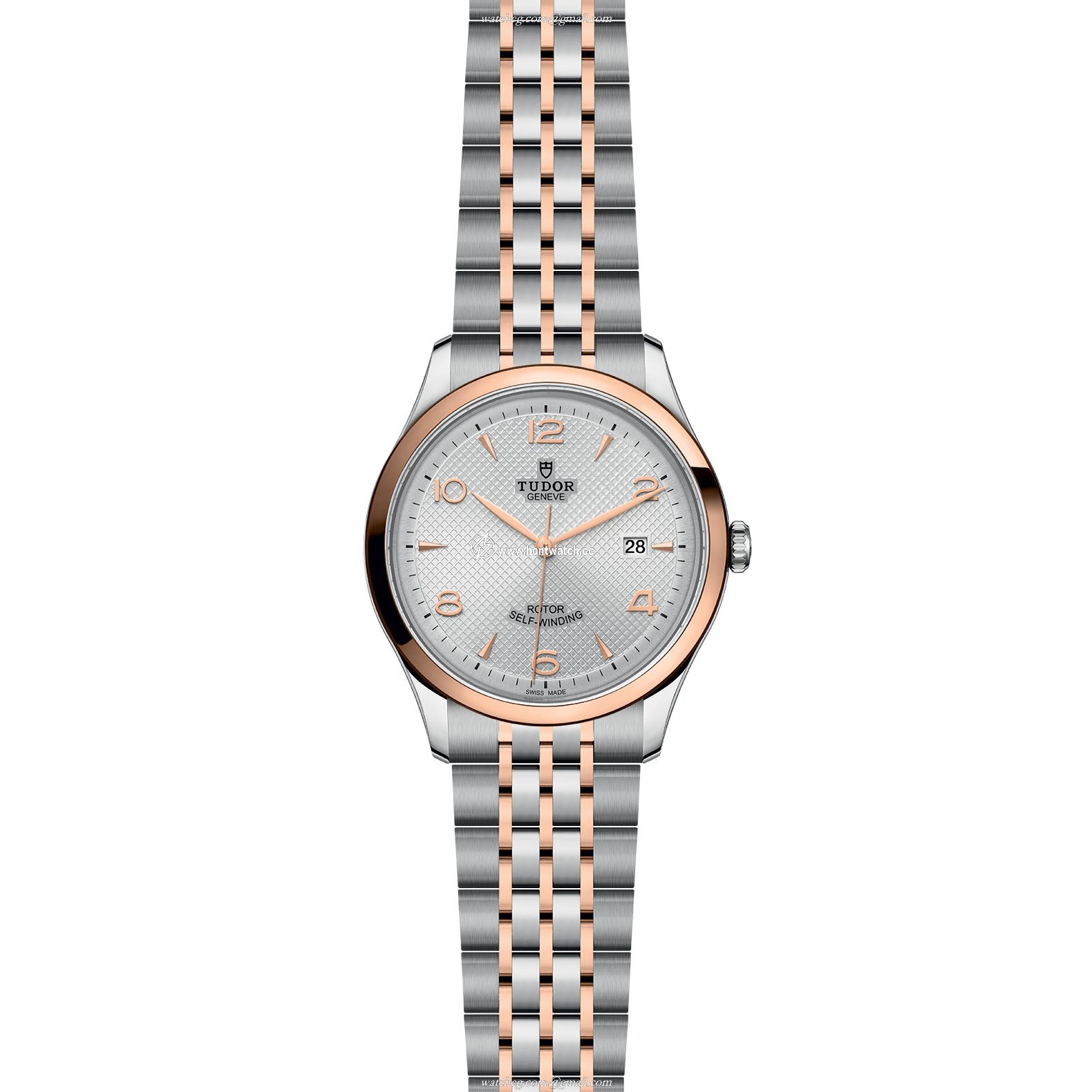 Tudor 1926 M91651-0001 Automatic Watch - 41mm Silver Dial - Steel & Gold - Image 2