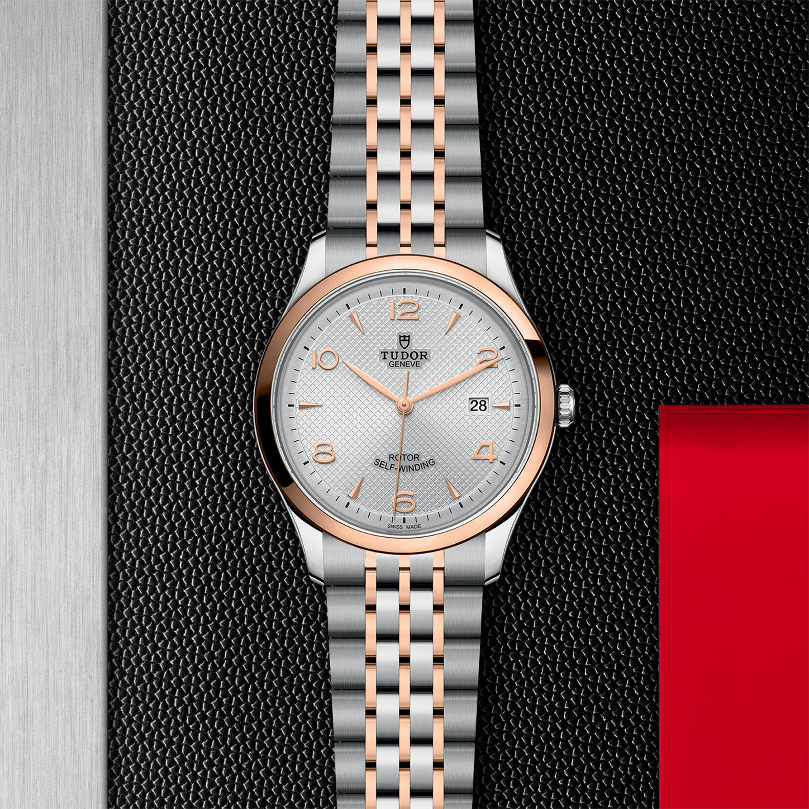 Tudor 1926 M91651-0001 Automatic Watch - 41mm Silver Dial - Steel & Gold - Image 4