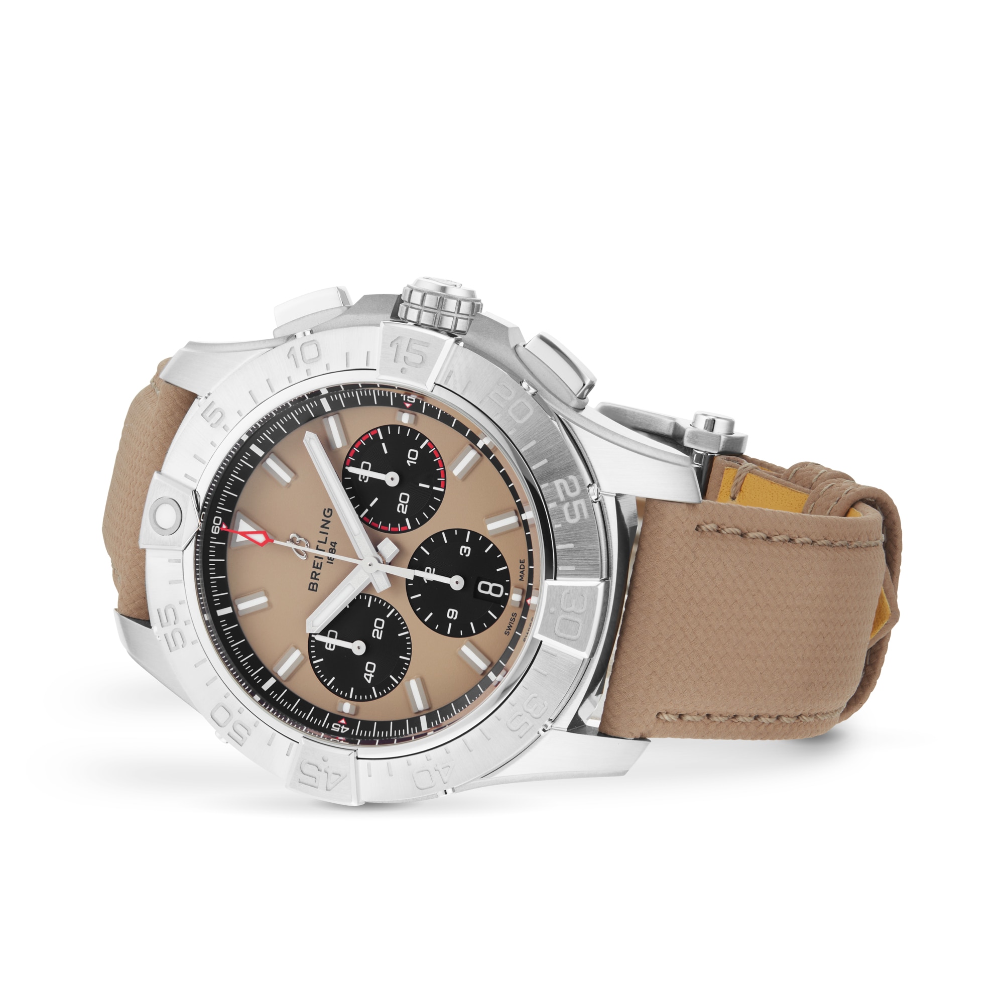 Breitling Avenger Automatic Watch - 44mm Stainless Steel - Beige Dial - Image 3