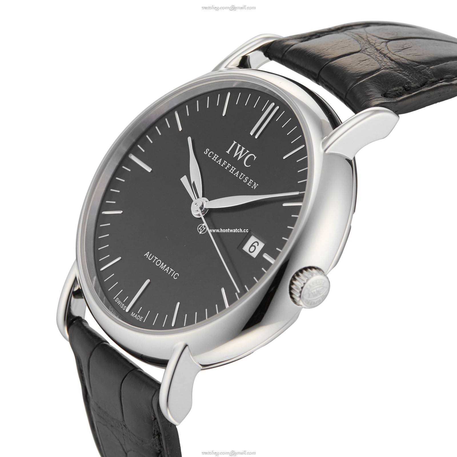 IWC Portofino IW356305 Automatic Watch - 39mm Stainless Steel - Black Dial - Image 2