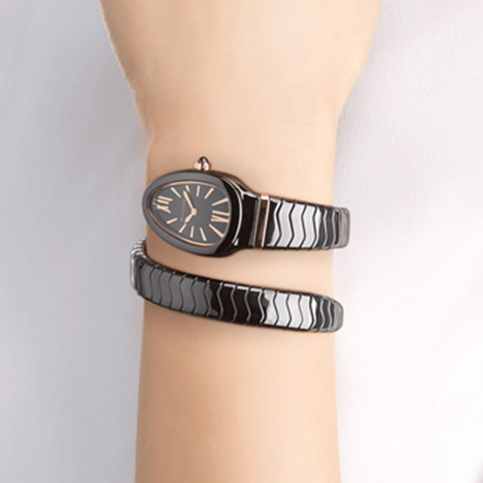 Bvlgari Serpenti 102734 Replica Watch | Stainless Steel Quartz White Dial 35mm - Image 3