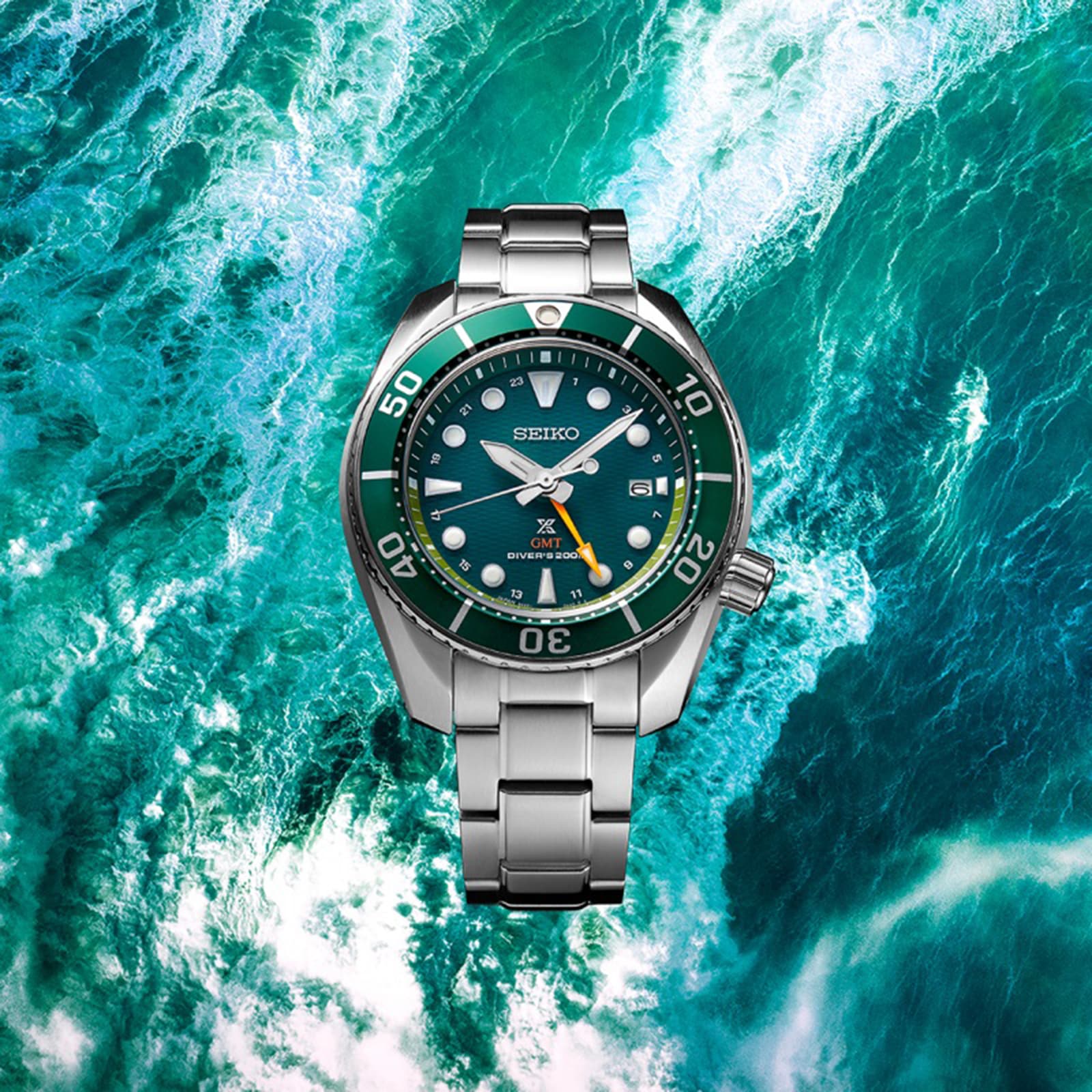 Seiko Divers SFK003J1 | 45mm Stainless Steel | Green Dial | Quartz - Image 4