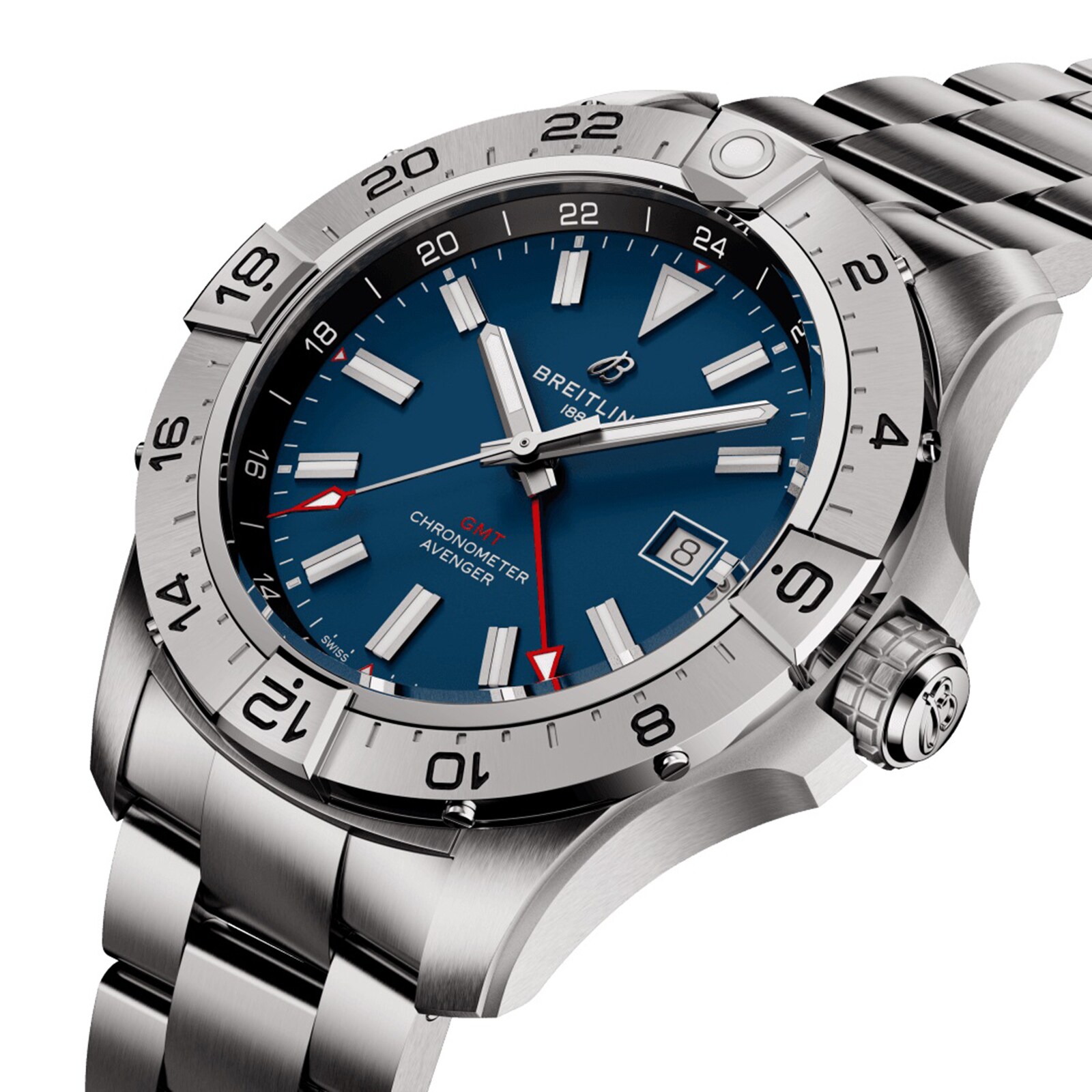 Breitling Avenger A32320101C1A1 | 44mm Stainless Steel Automatic Blue Watch - Image 3