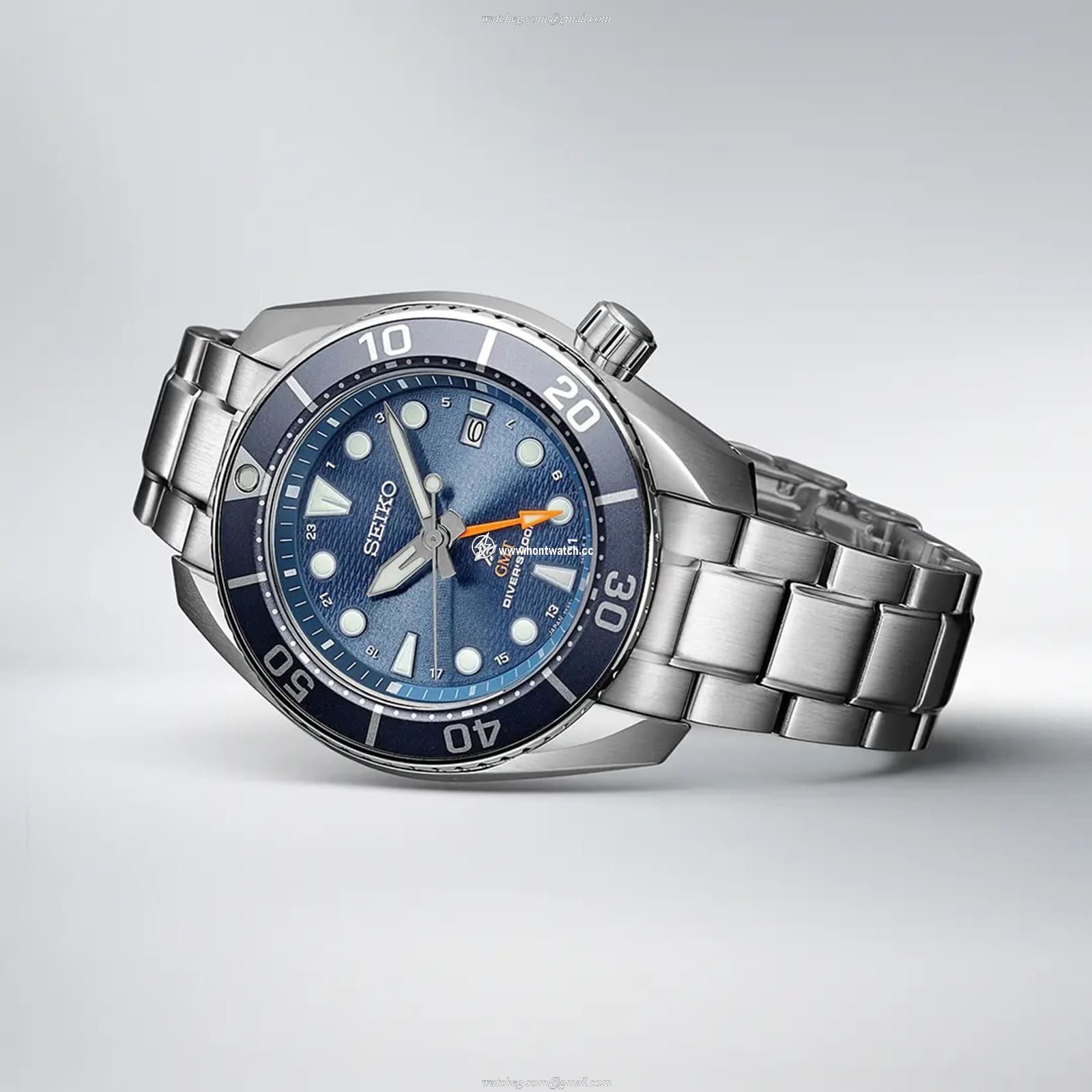 Seiko Divers SFK001J1 | 45mm Stainless Steel Quartz Blue Watch - Image 2
