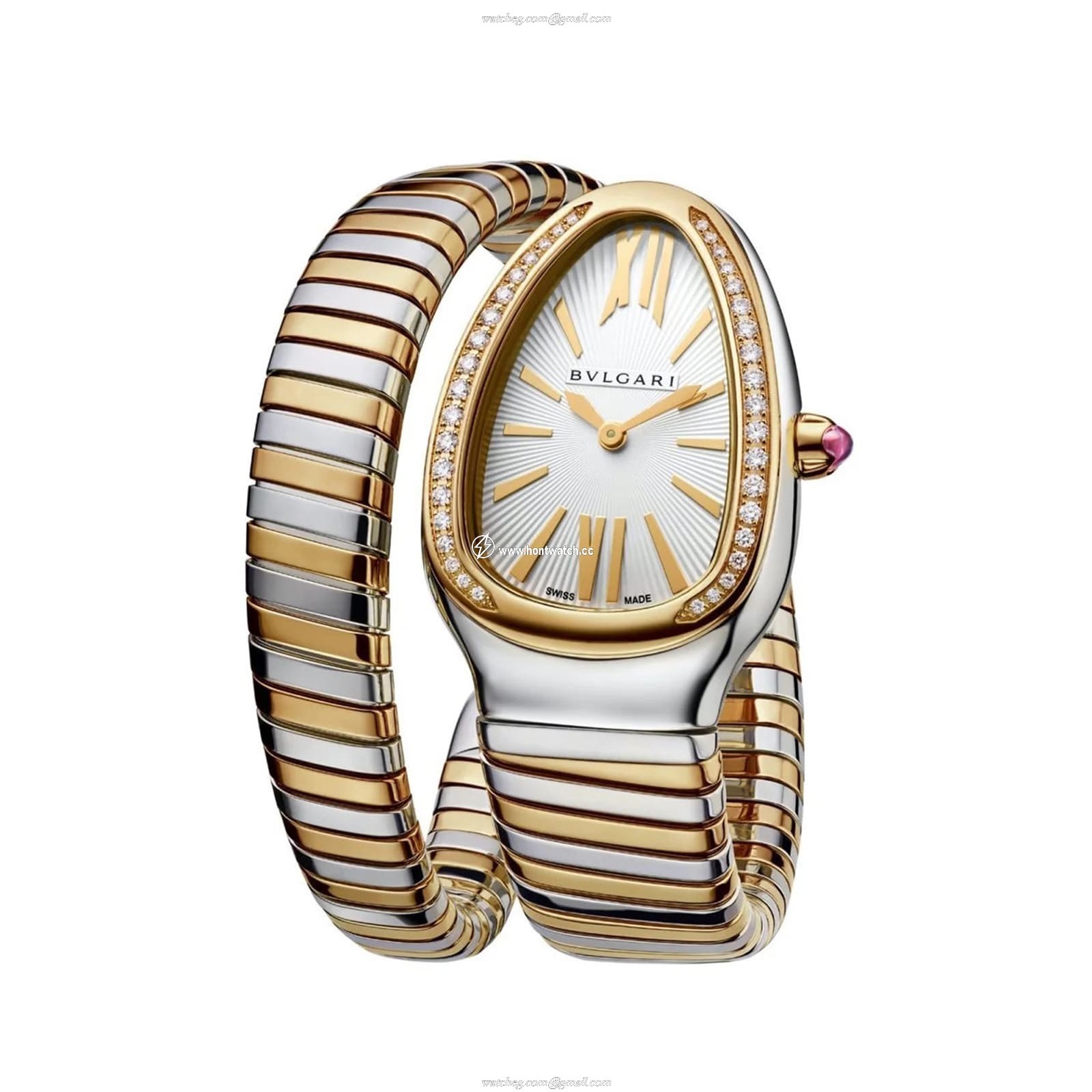 Bvlgari Serpenti 103648 | Silver Dial | 35mm Stainless Steel Quartz Watch - Image 2